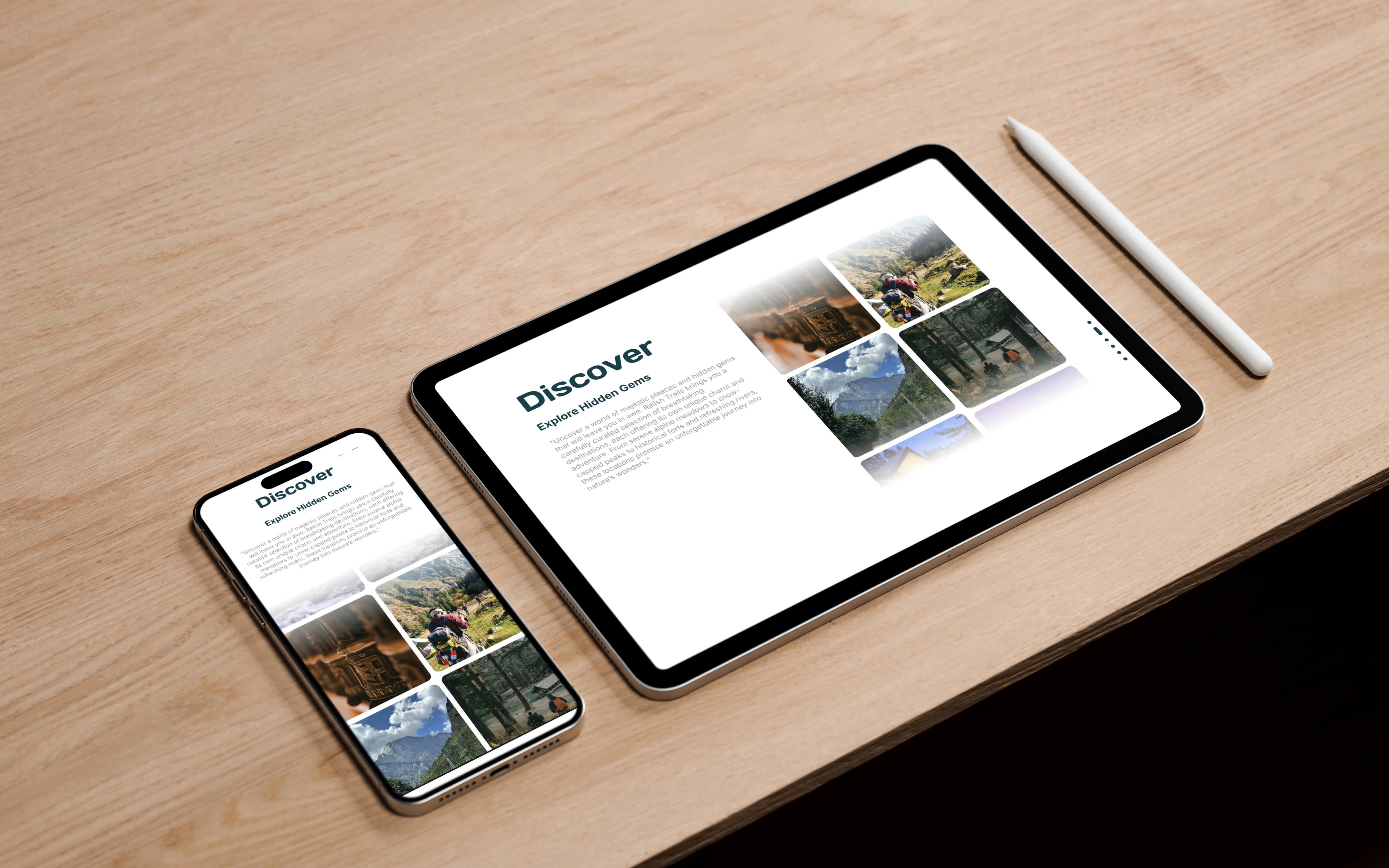 The website reflects their vibrant, energetic brand identity while promoting exploration and adventure.