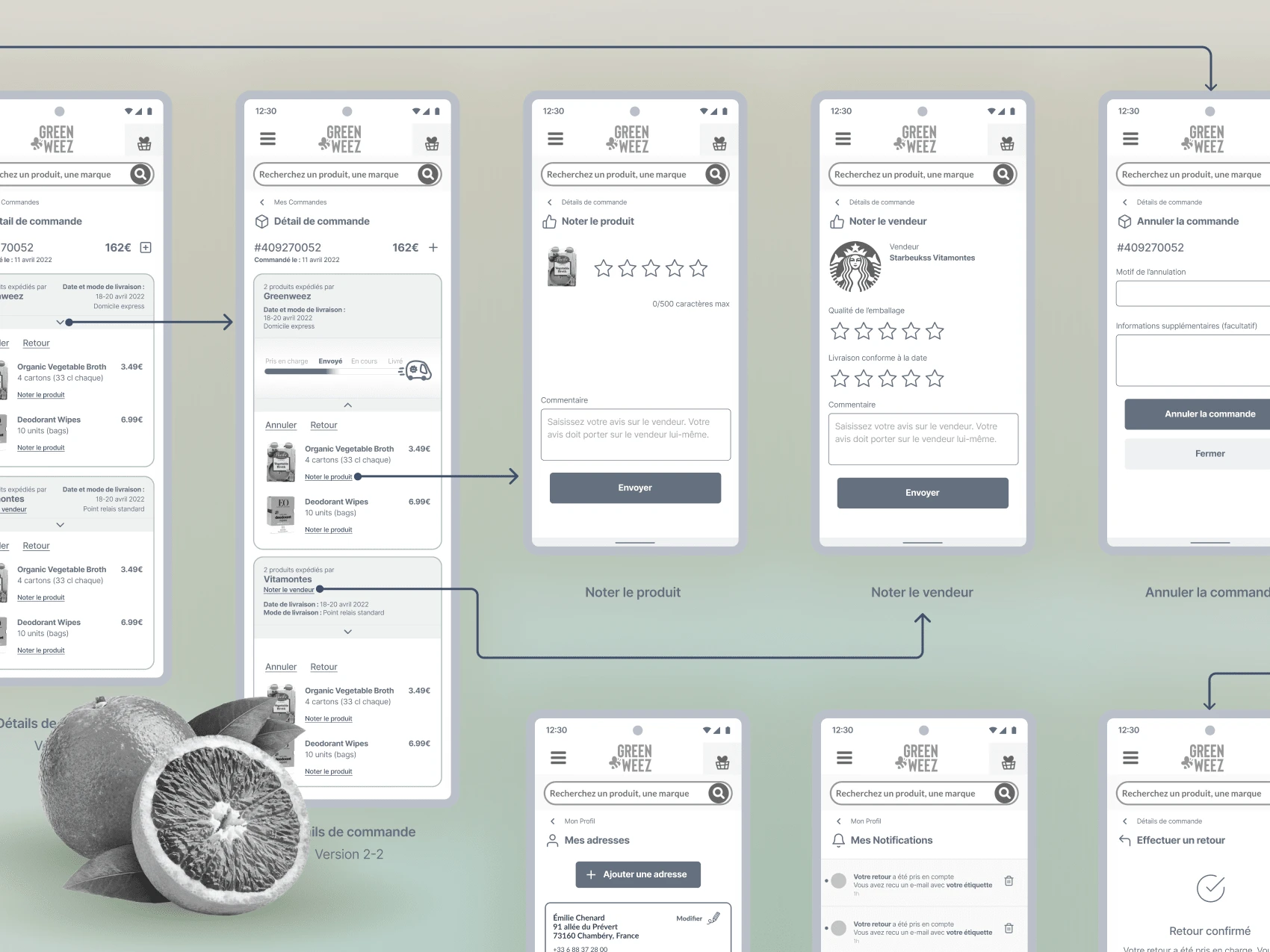 User Flow / Low-Fi Wireframes & Architecture