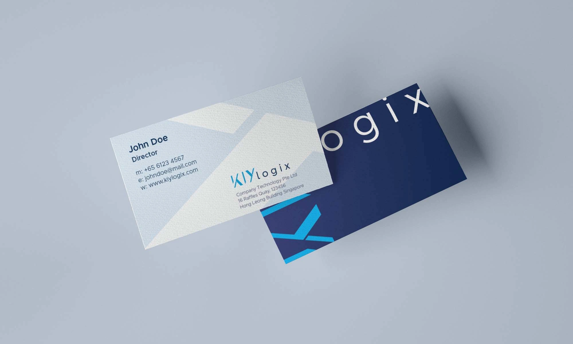 Business Card Design for a Technology Company