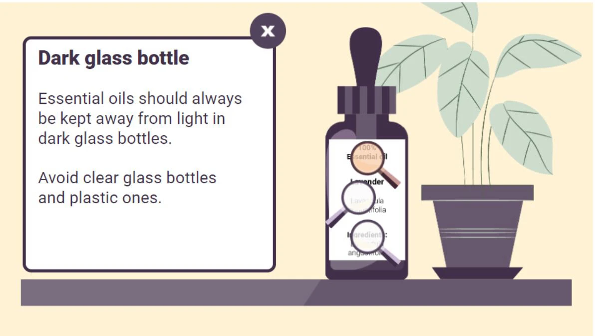 Example of an interactive task. The user clicks the magnifying glasses to gain more information about the quality of the product.
