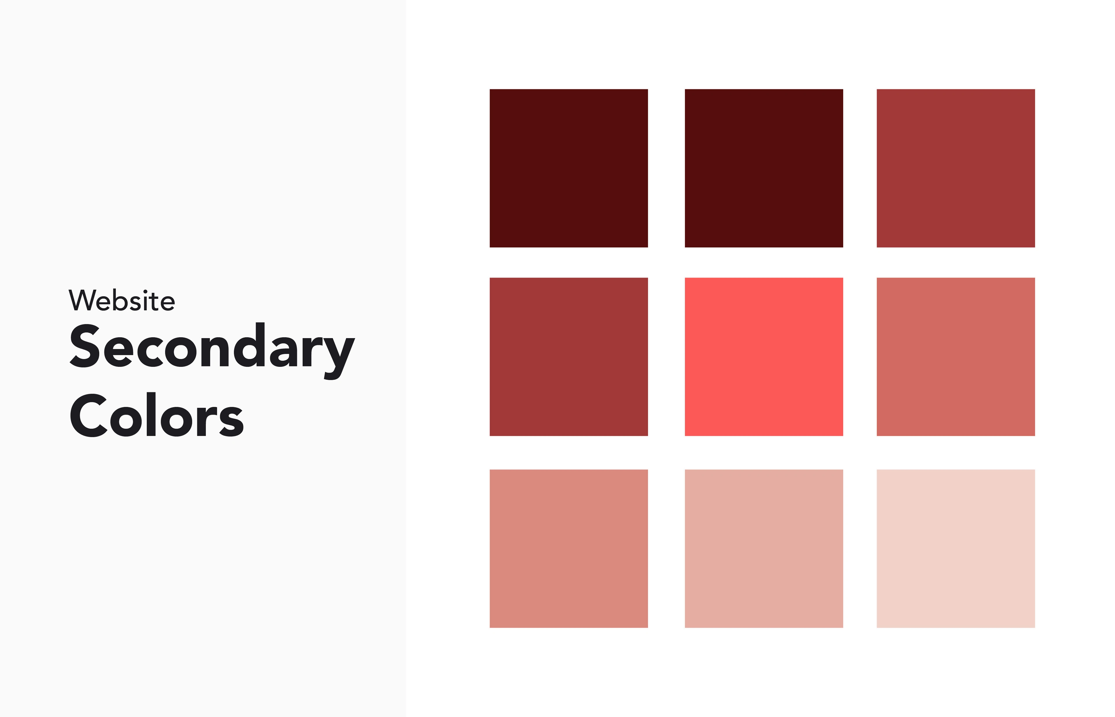 Web Design: Secondary Colors