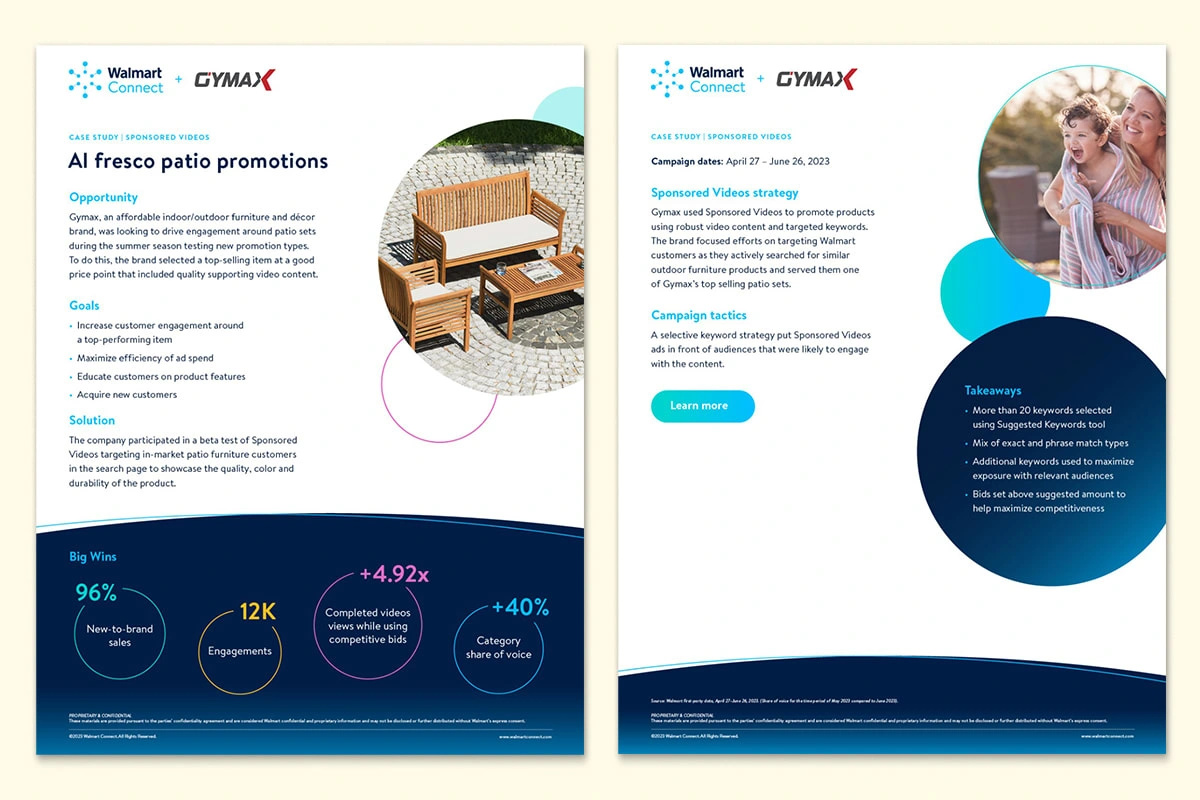 Case study: Al fresco patio promotions with Gymax
()