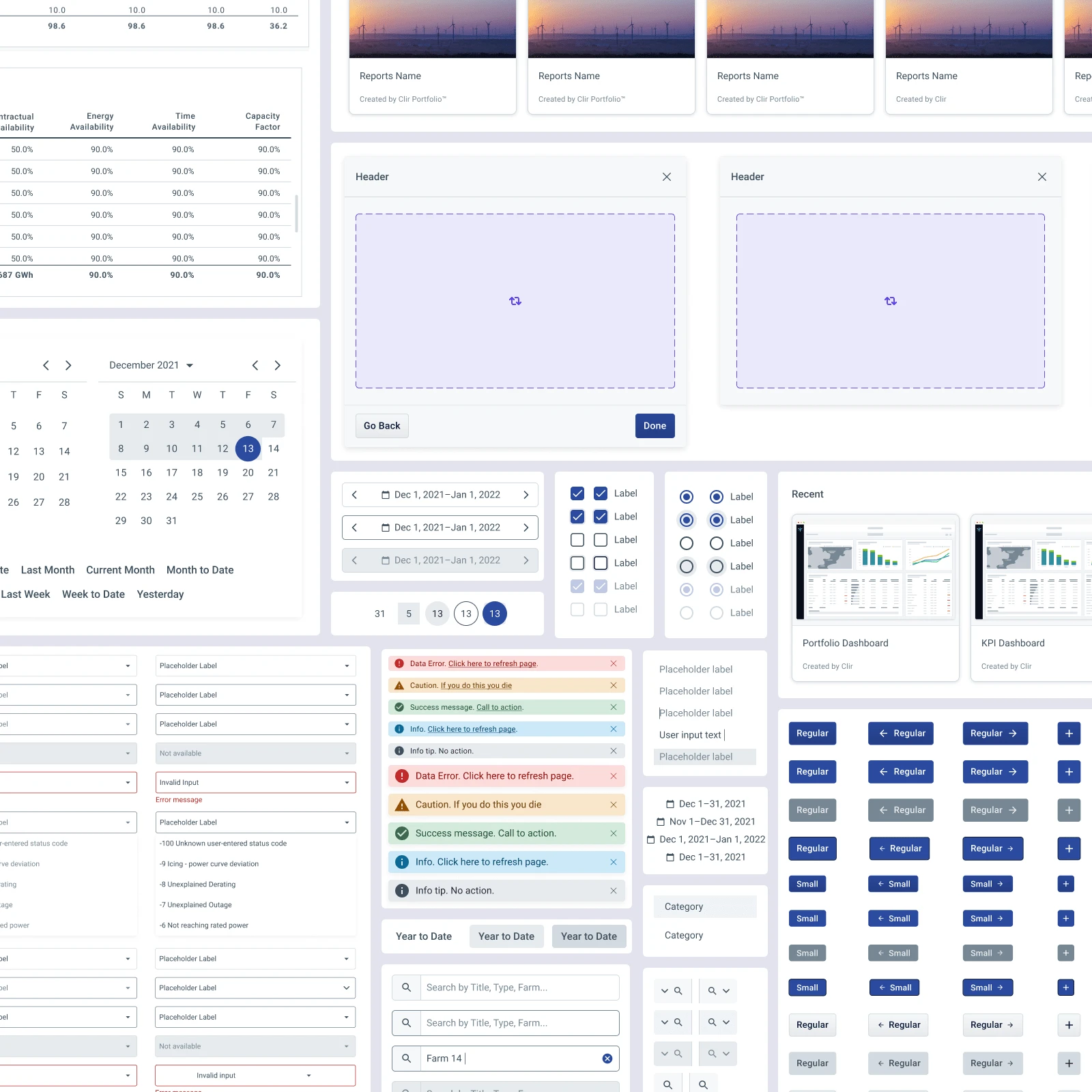 Clir App design system