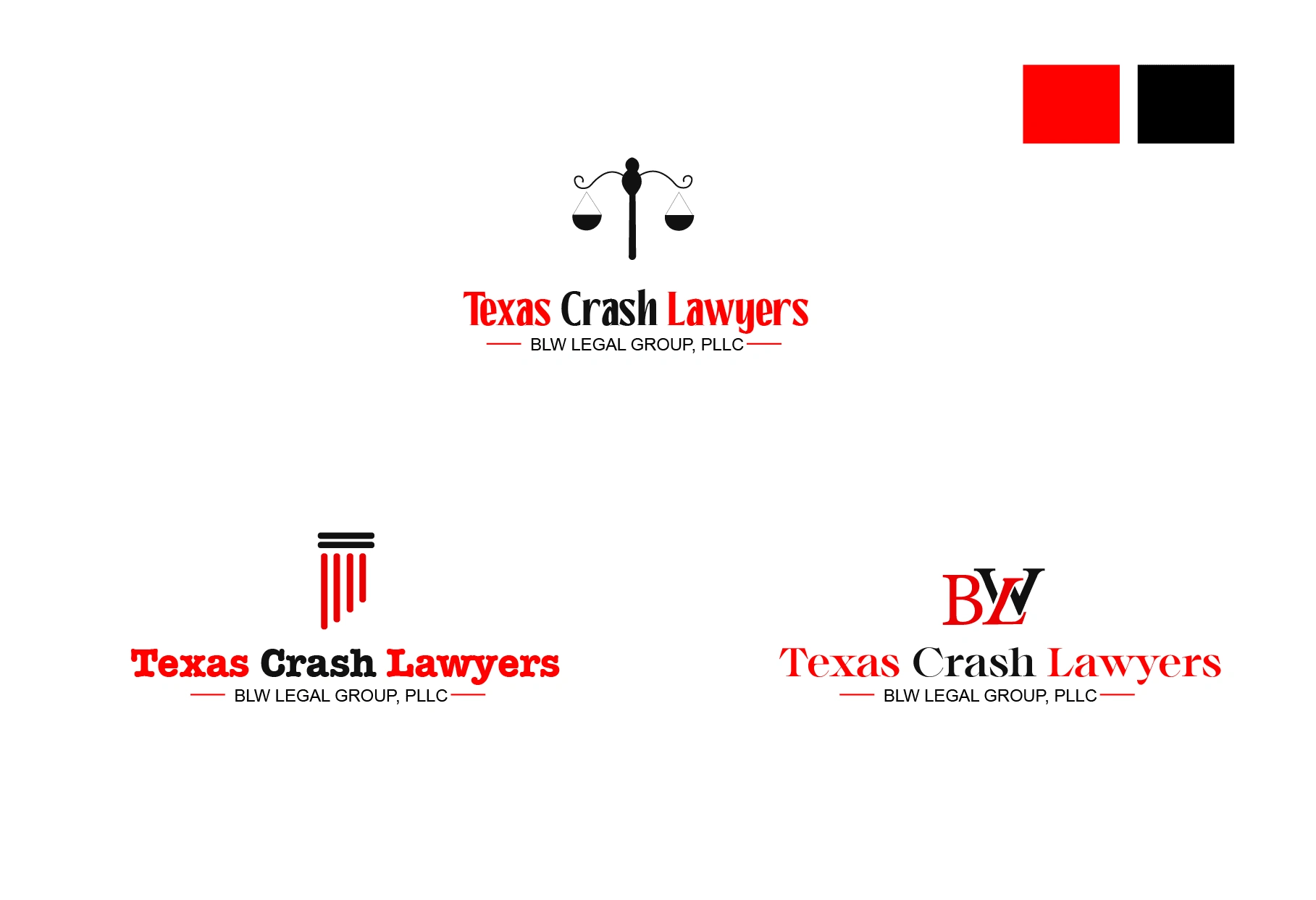 Texas Crash Lawyers Logo Concept