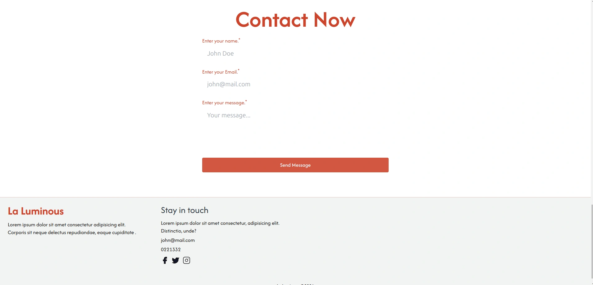 Contact Form