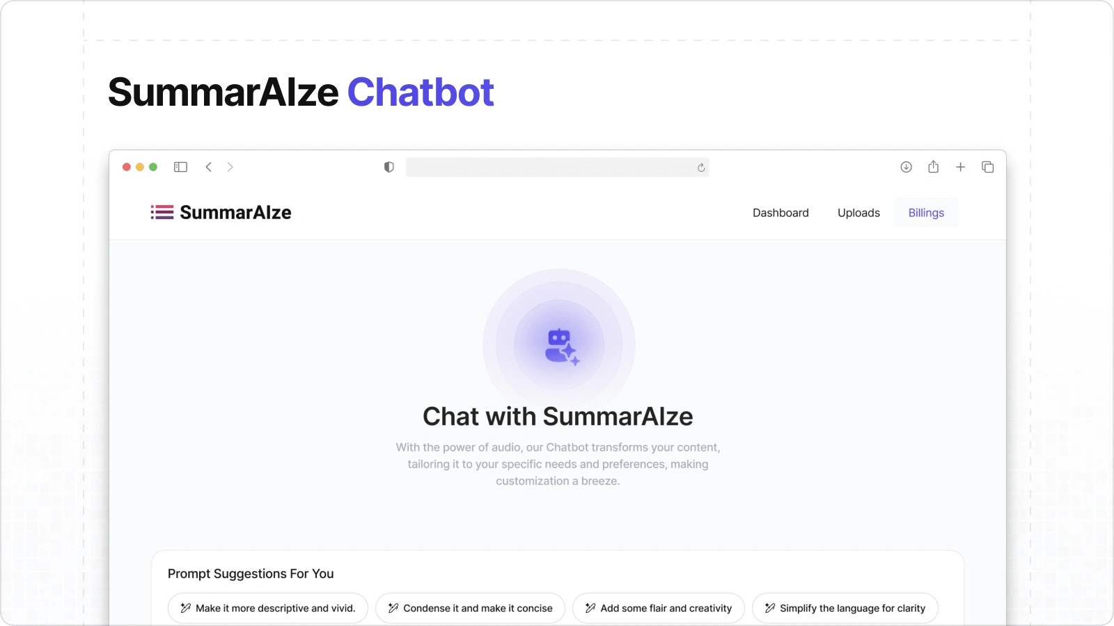 Chatbot Page