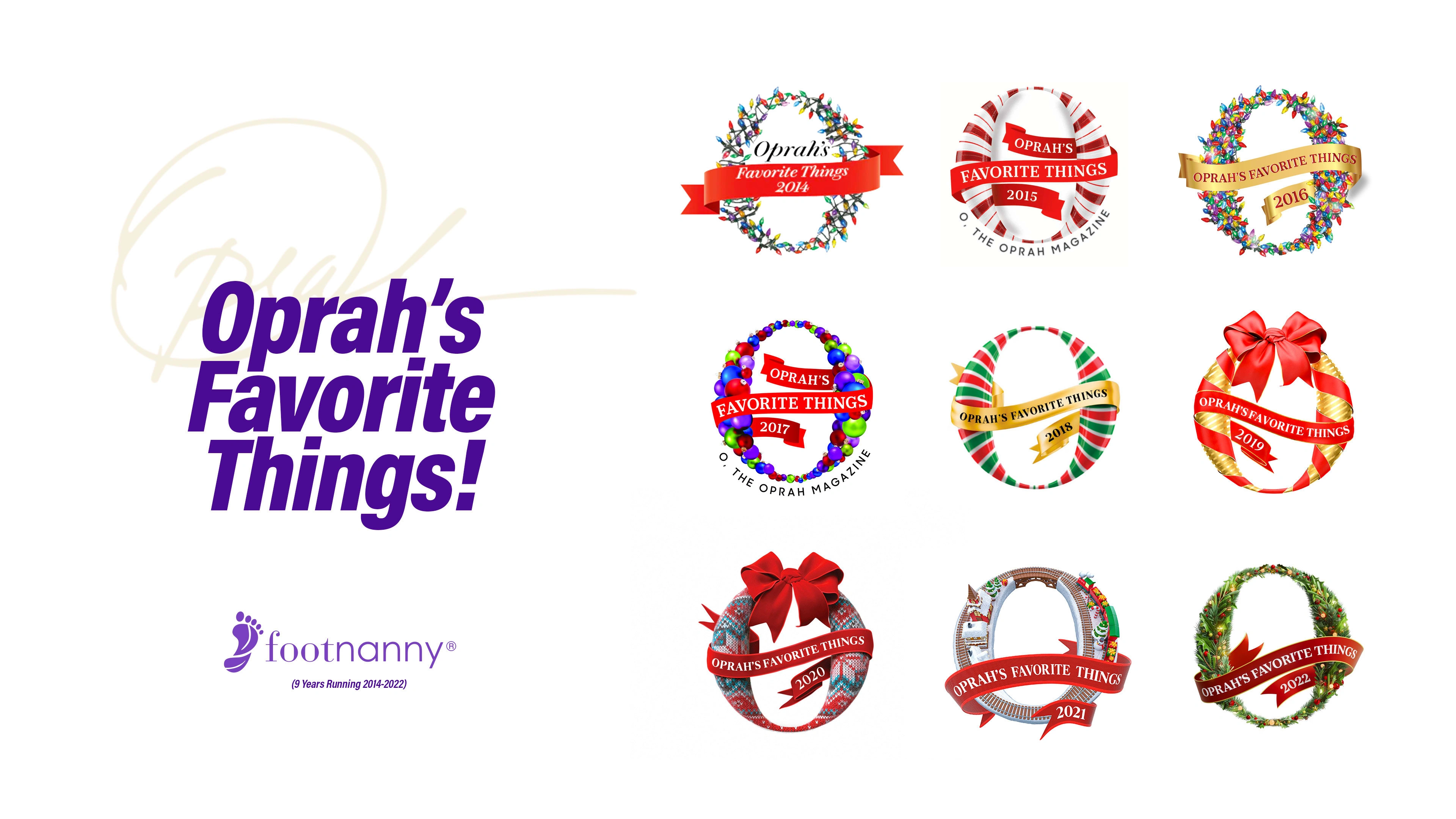 Footnanny - Oprah's Favorite Things! Page Sample