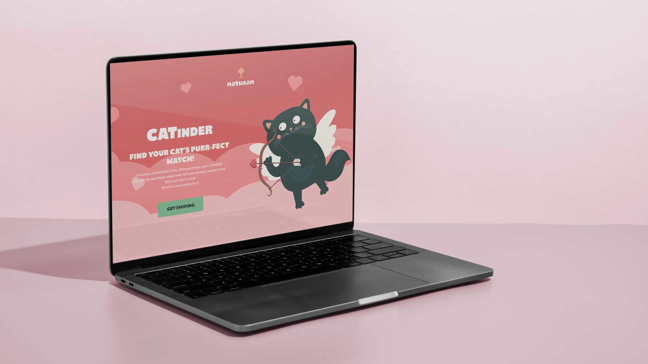 Catinder, the Valentine's Day game to find your cat's purr-fect match