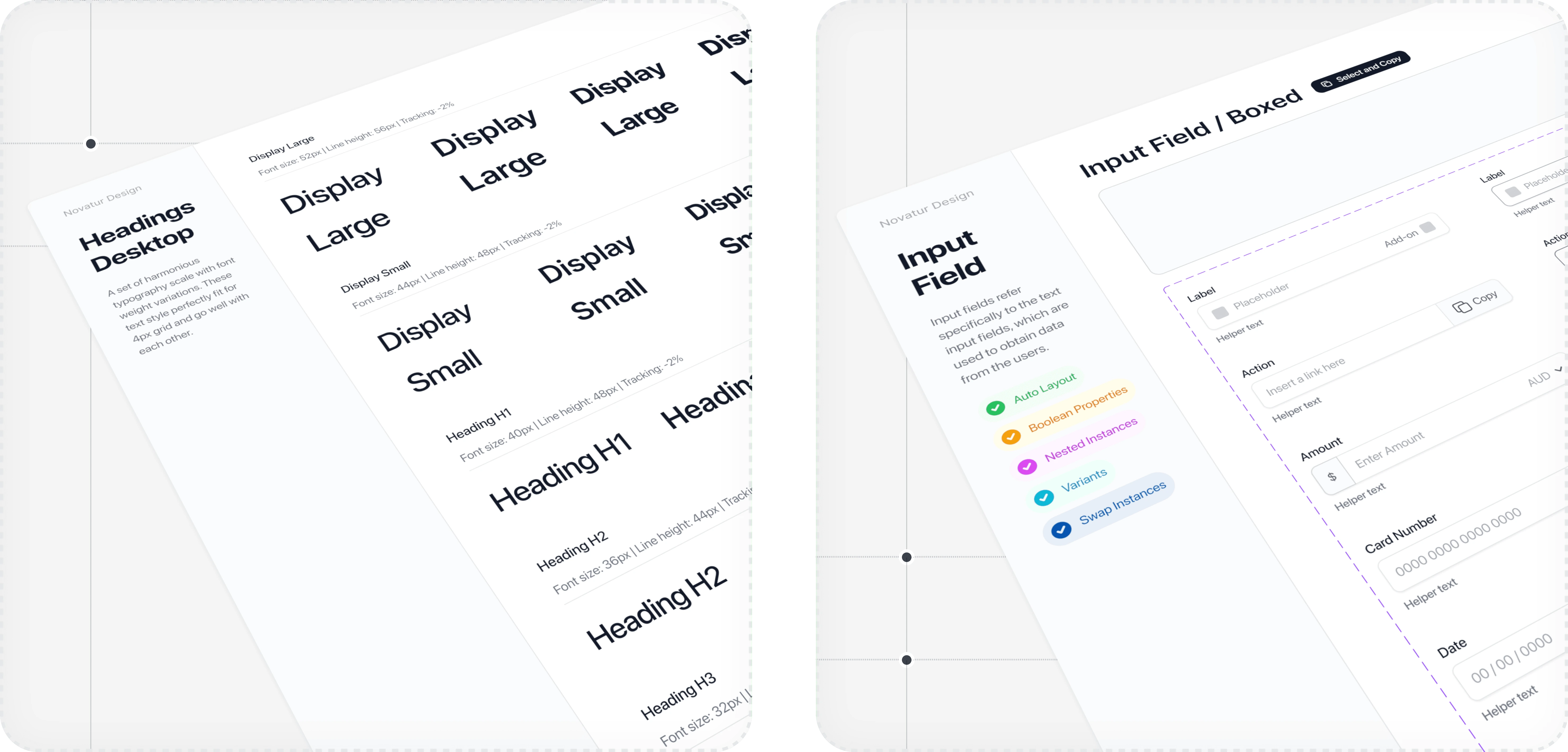 A small part of a comprehensive 'Design system' contributing to 'Atomic Design'