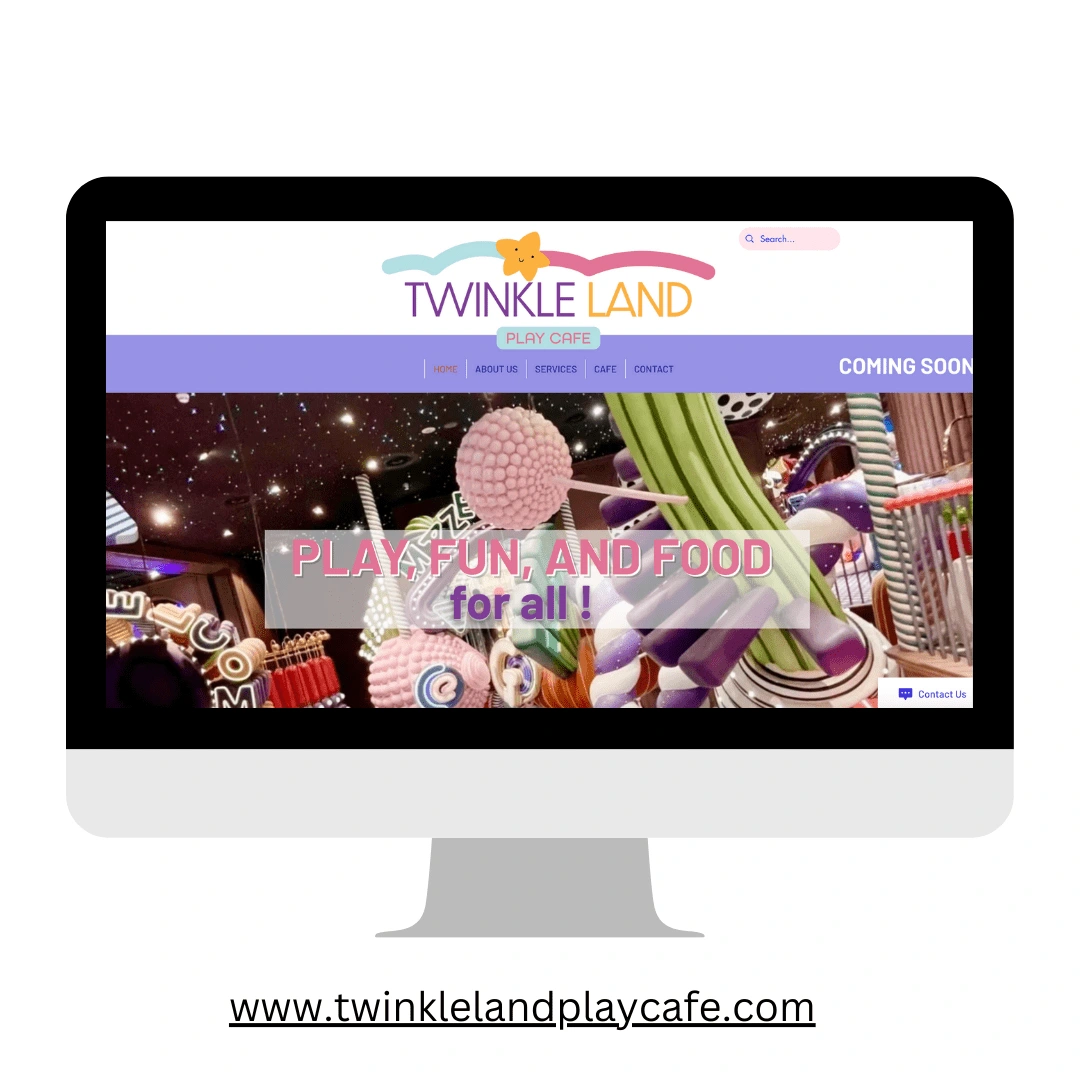 Website for Twinkleland Cafe