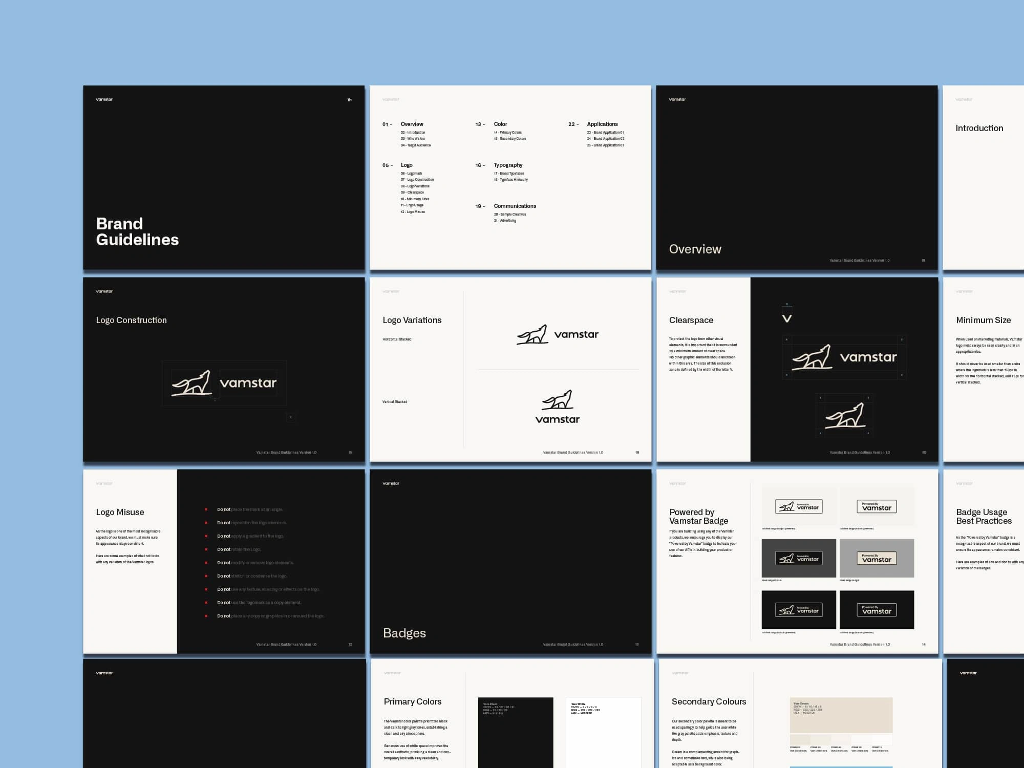 Vamstar brand guidelines