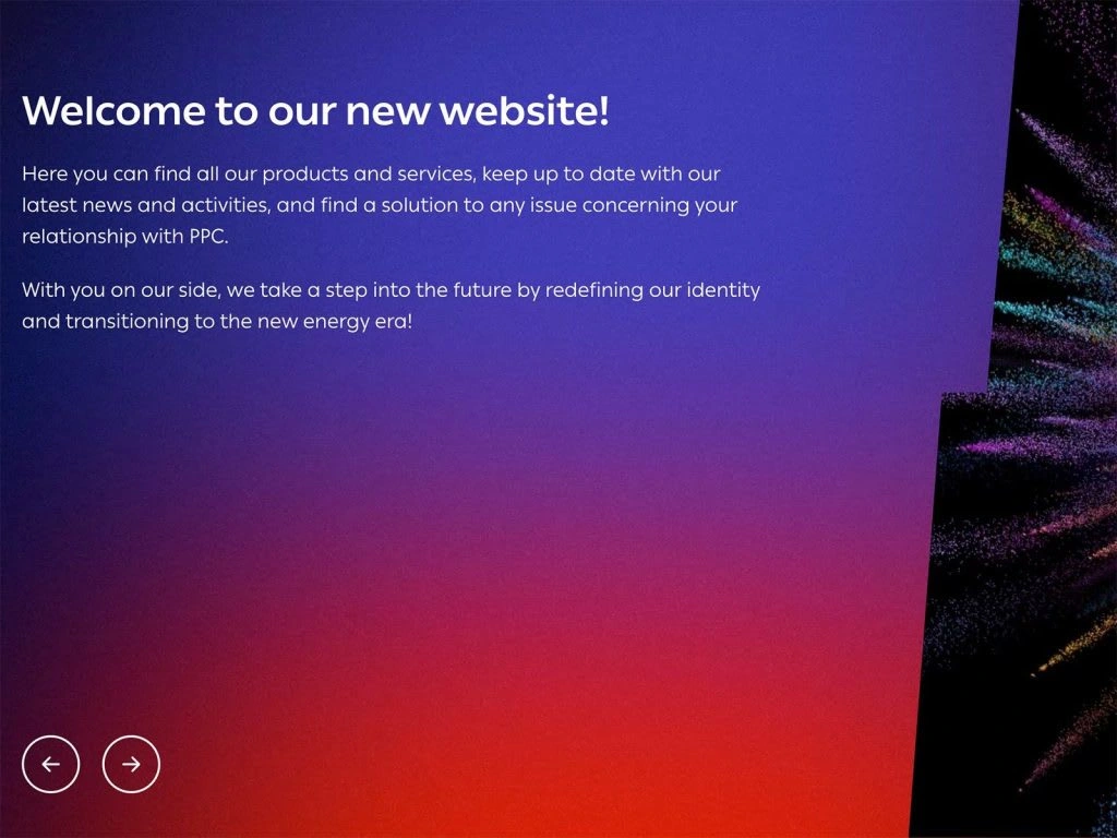 Homepage detail