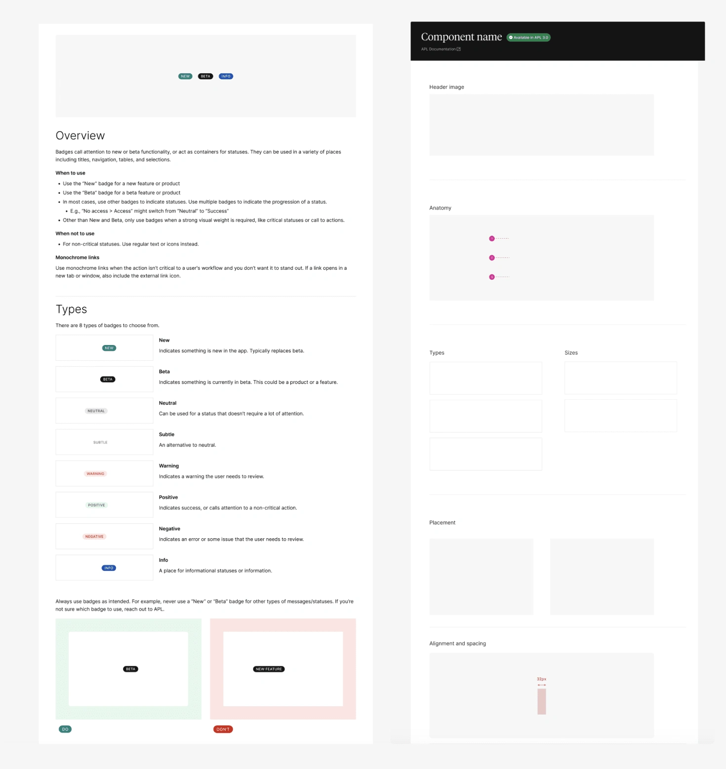 Example and template