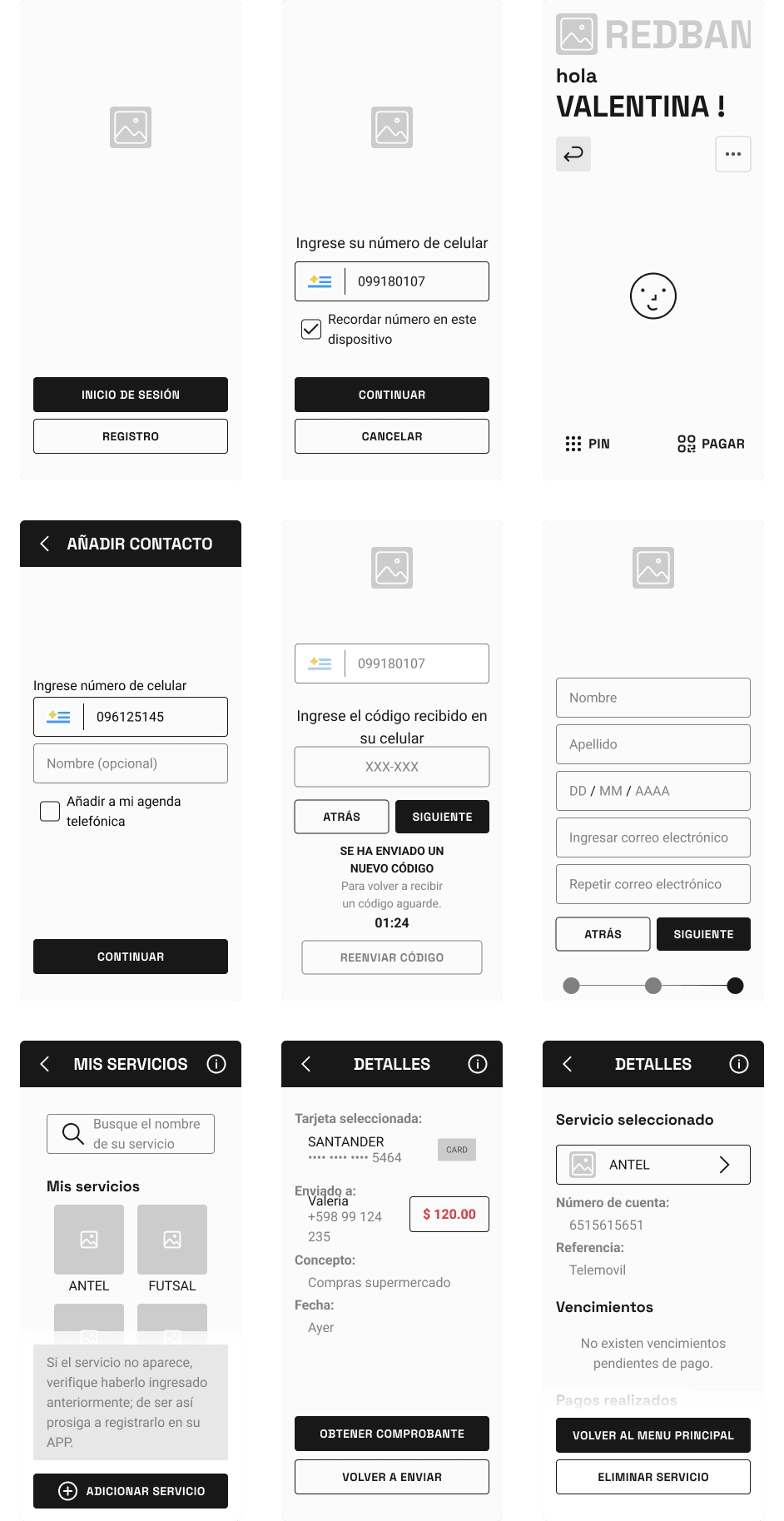 Wireframes (Lo-Fi Prototypes).