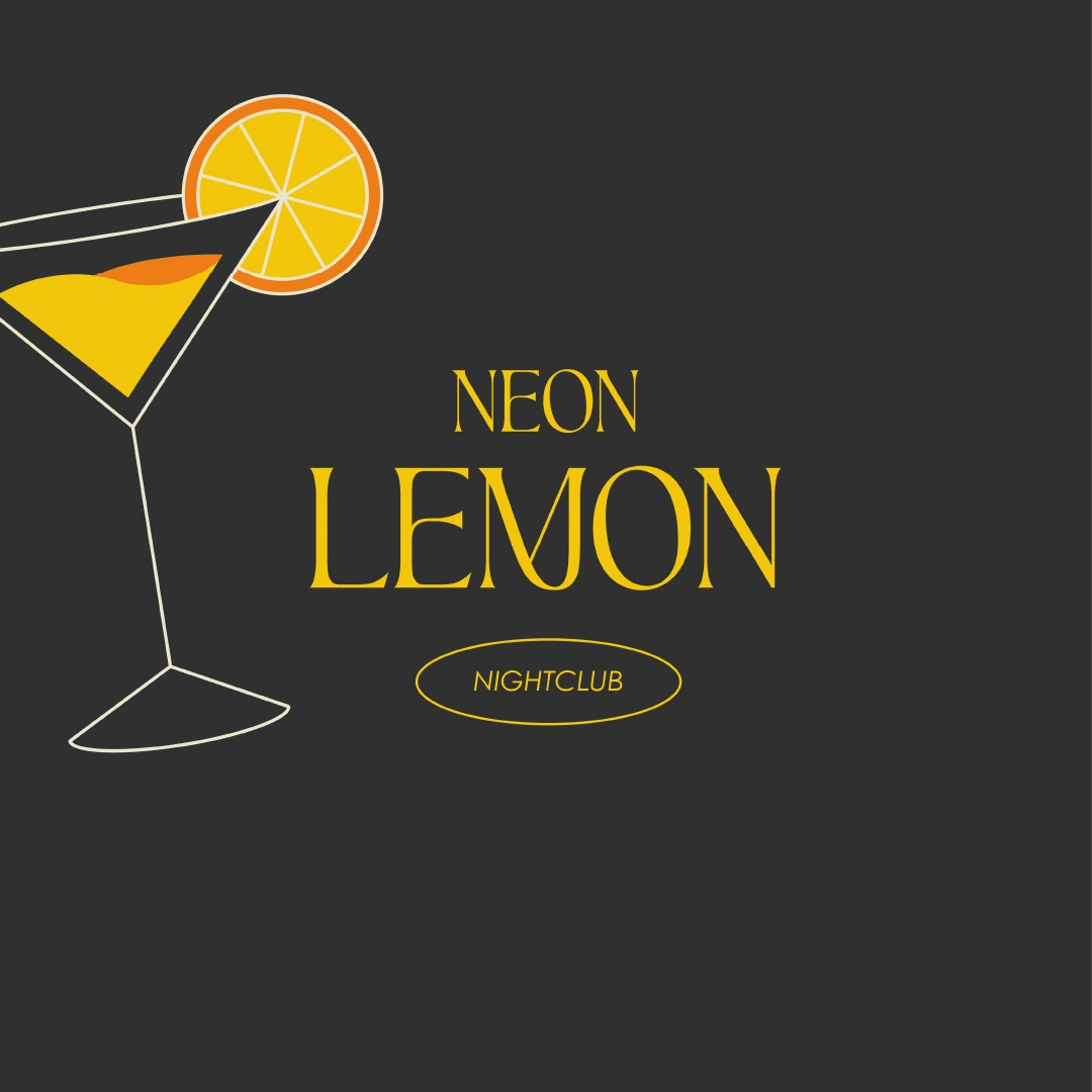 Neon Lemon finalized logo with colorized icon