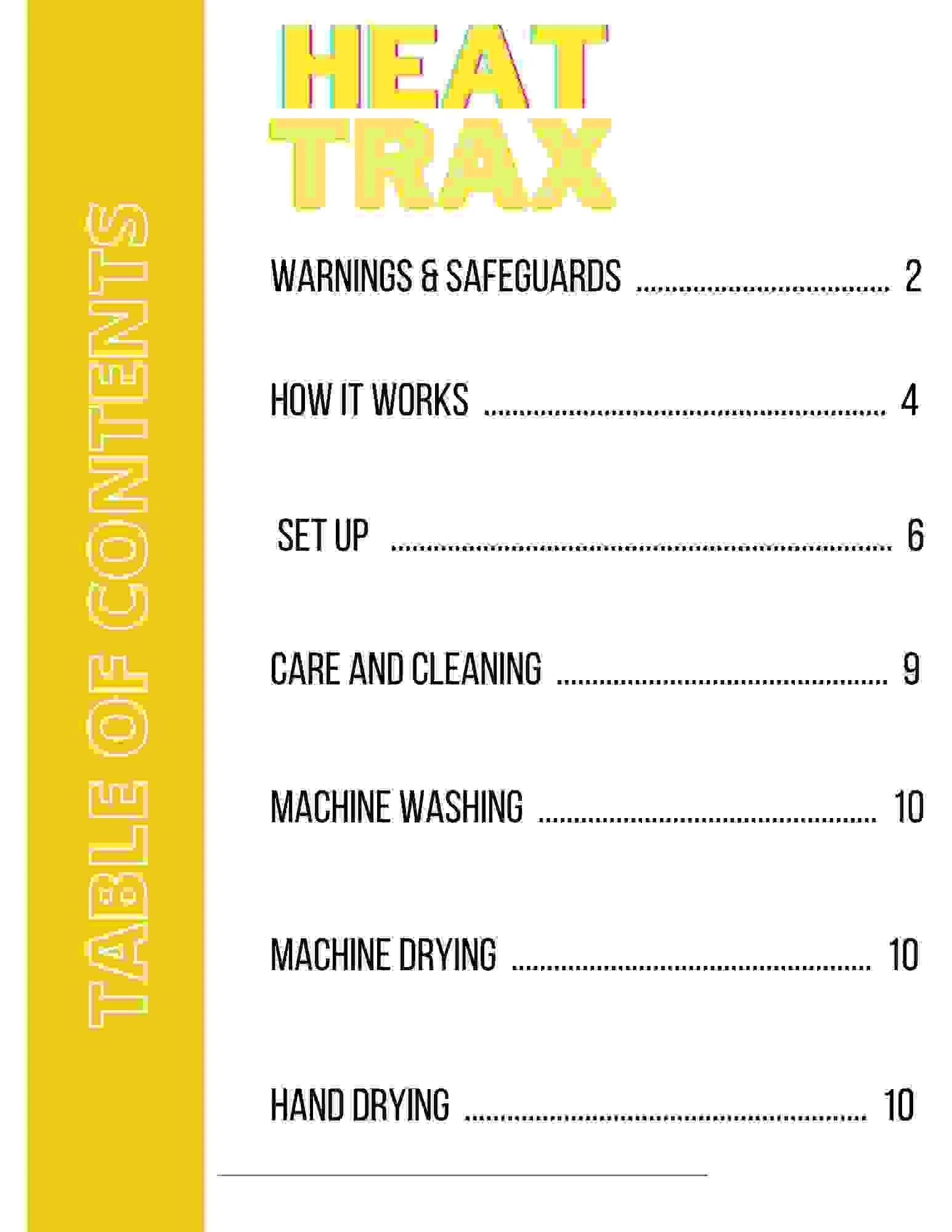 Table of Contents 