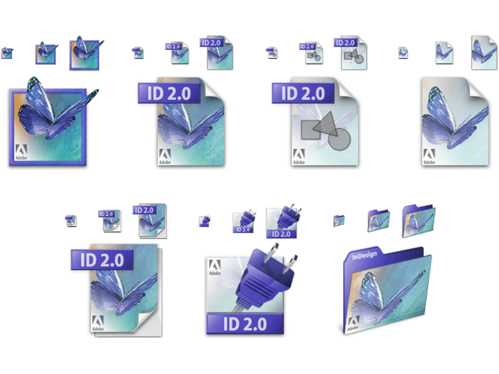 Multiple File Icons for InDesign