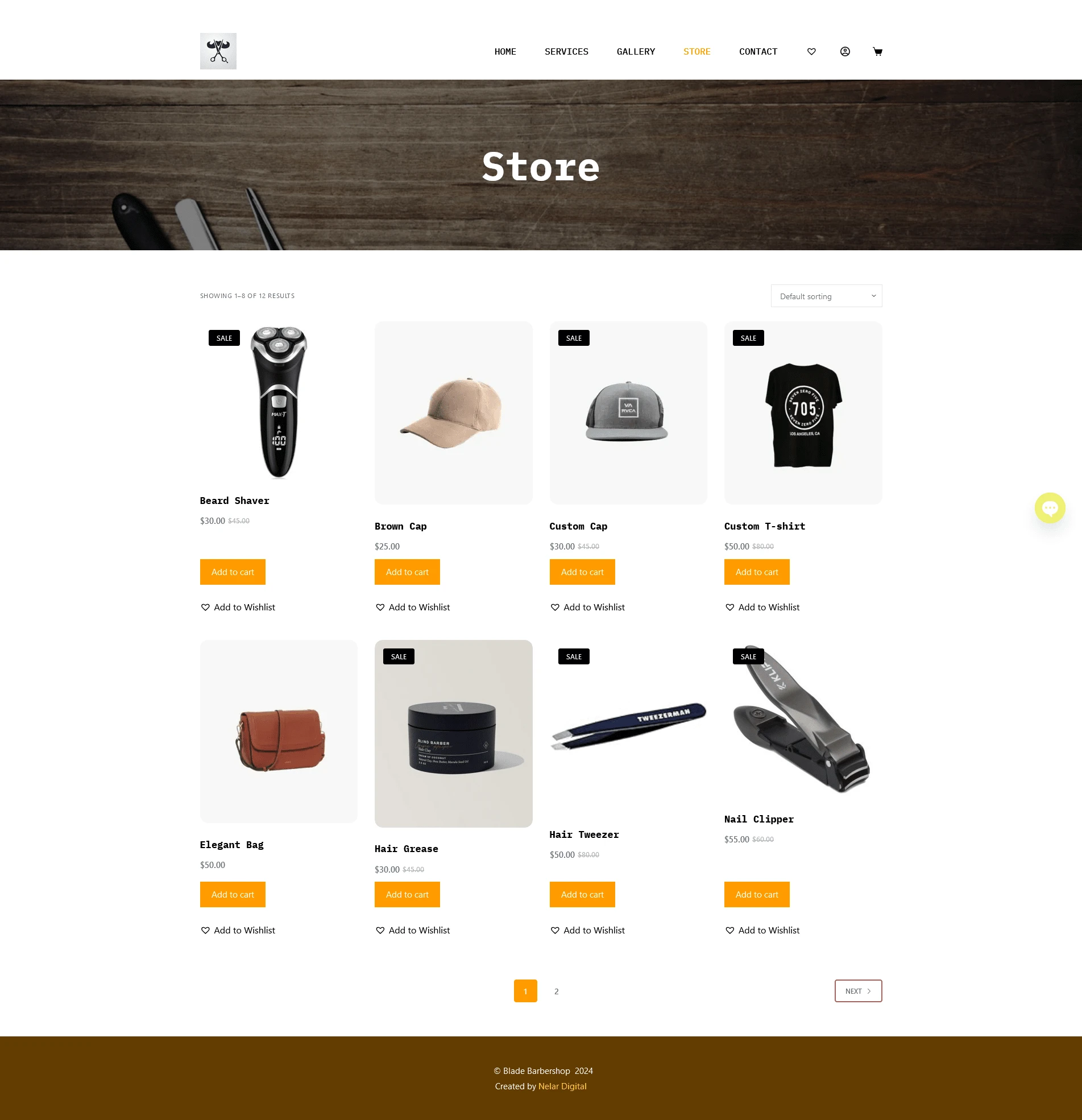 Store Page