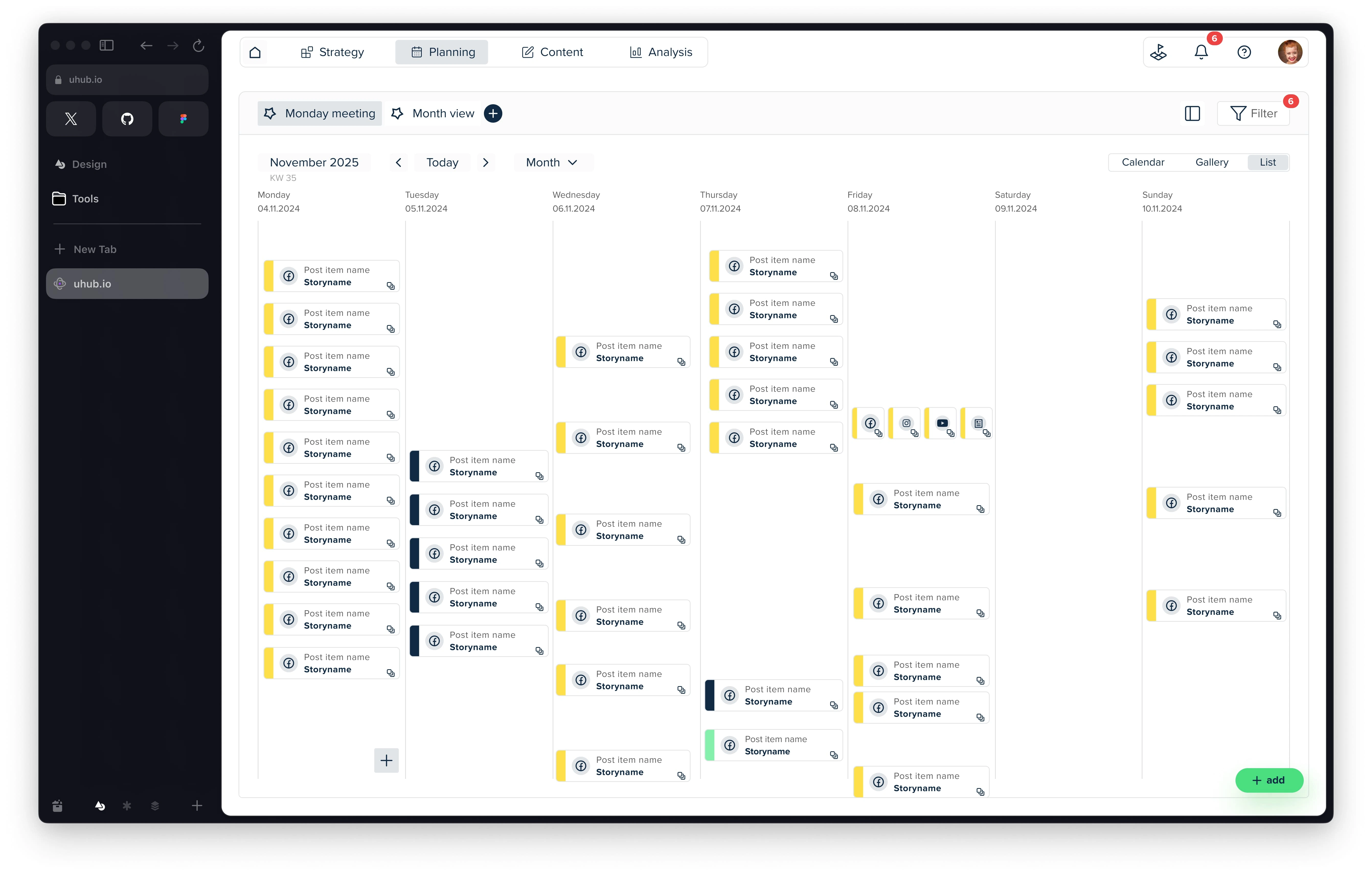 Saas Software design in figma