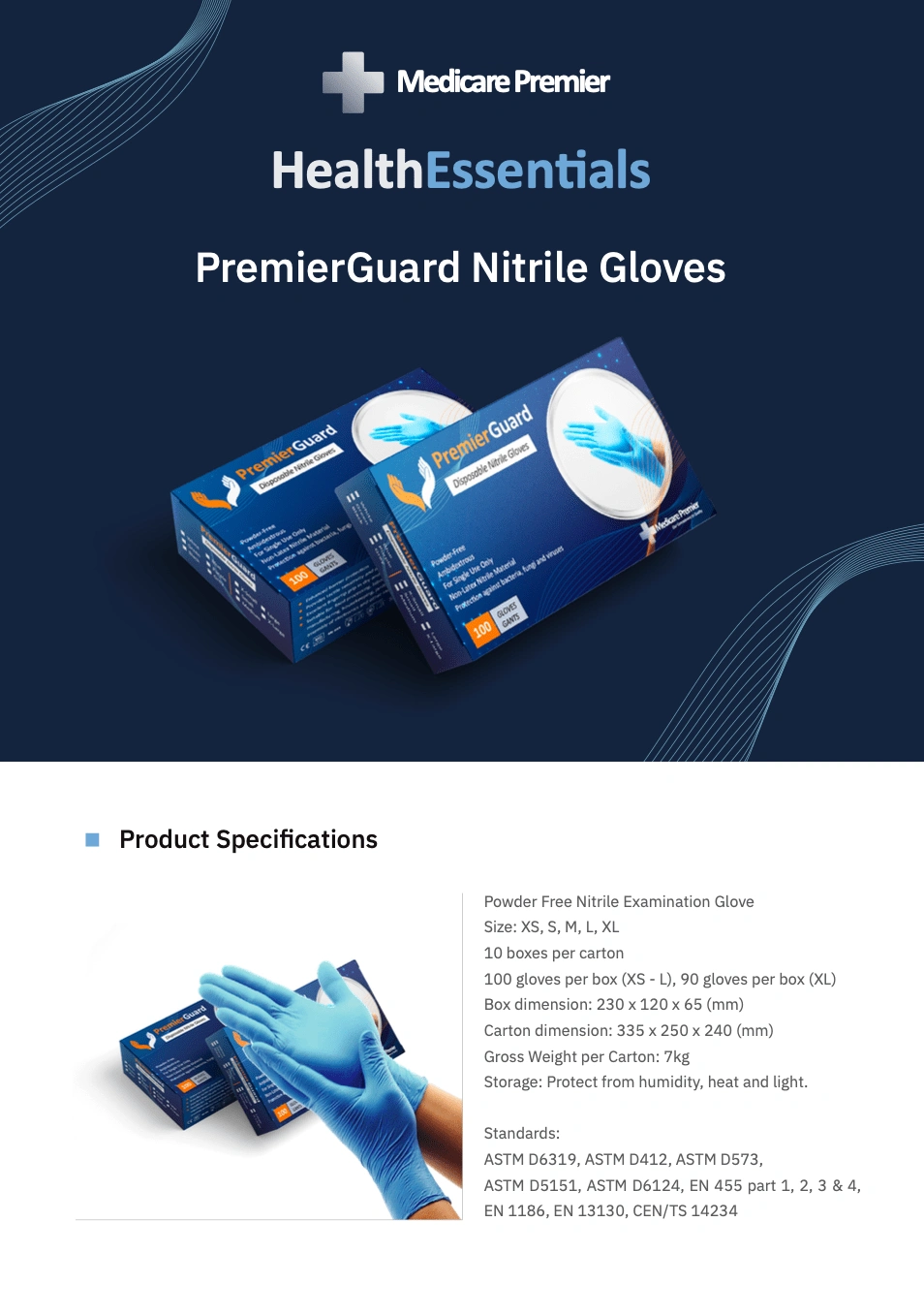 Medical Gloves Product Poster