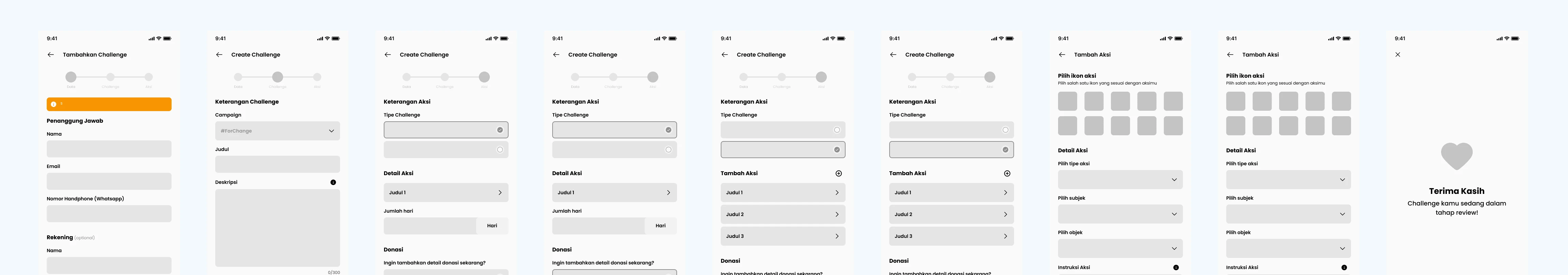 Sneak peek of wireframe that we made