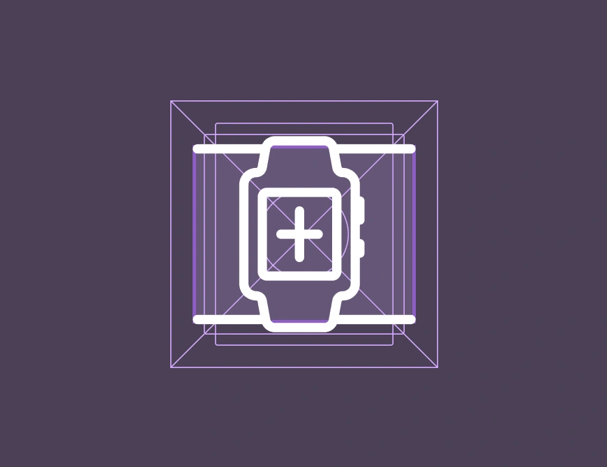 Icon drawn using keyline
