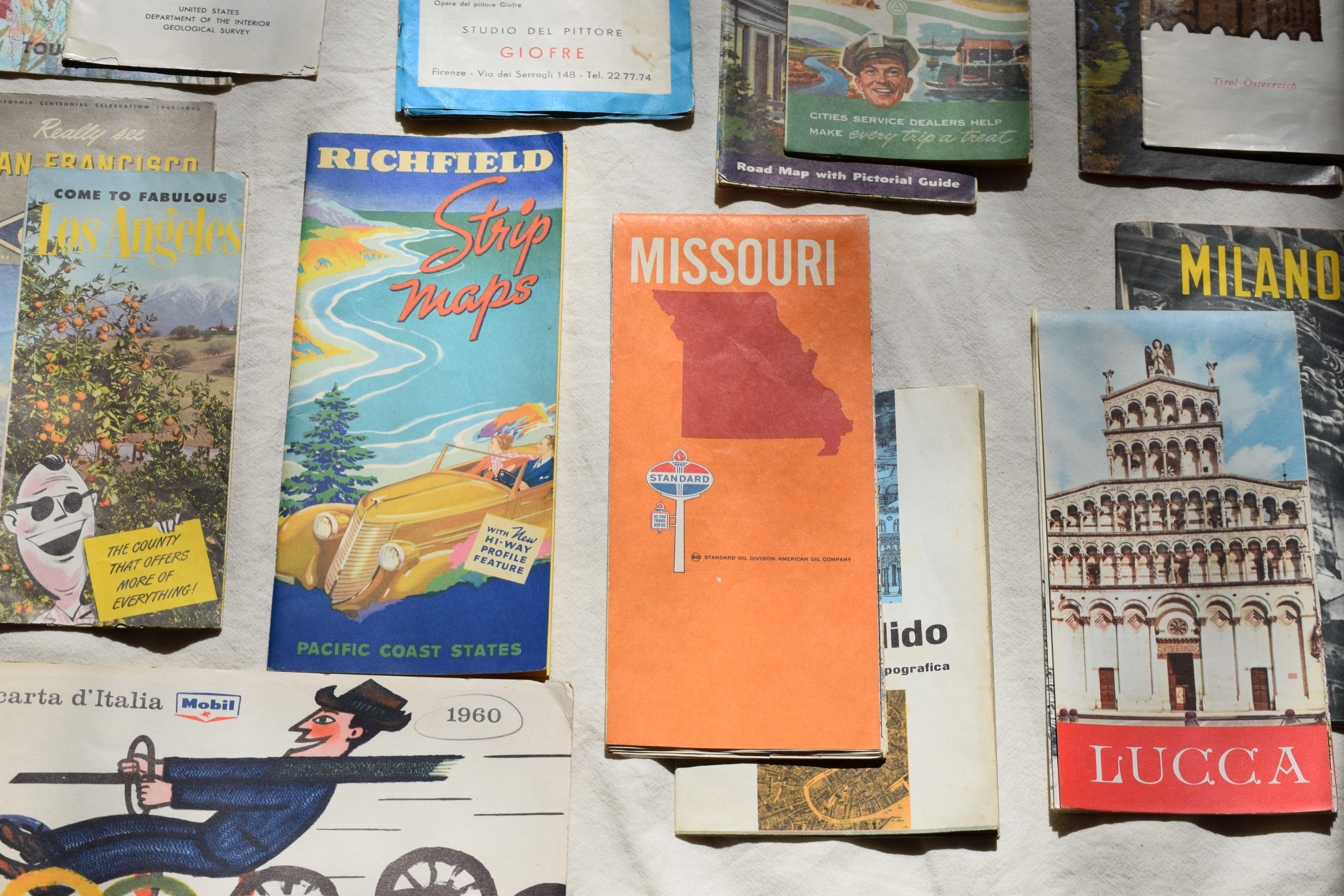 A selection of my favorite maps found as reference for Summer in Argyle.