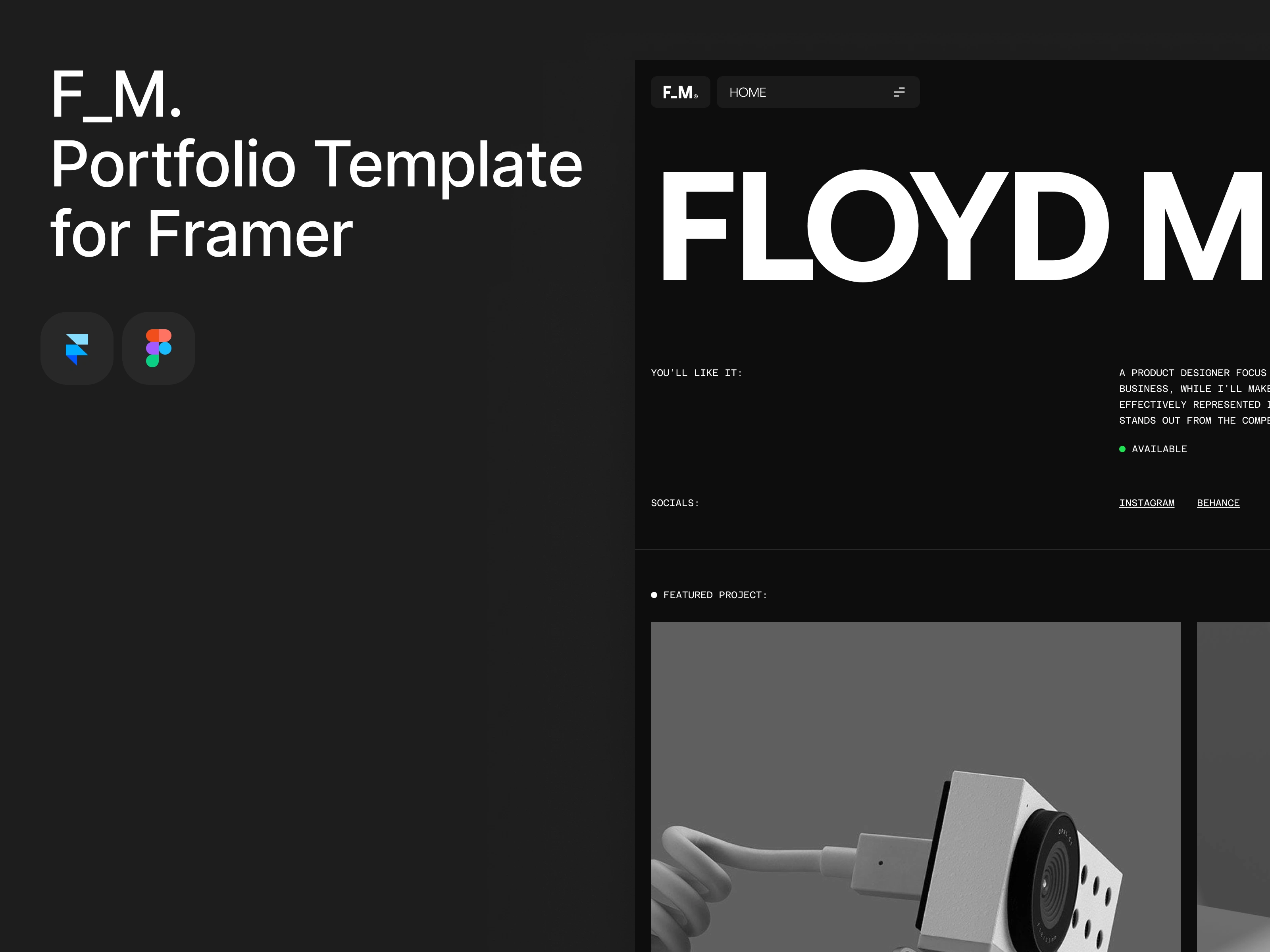 Framer Template Design