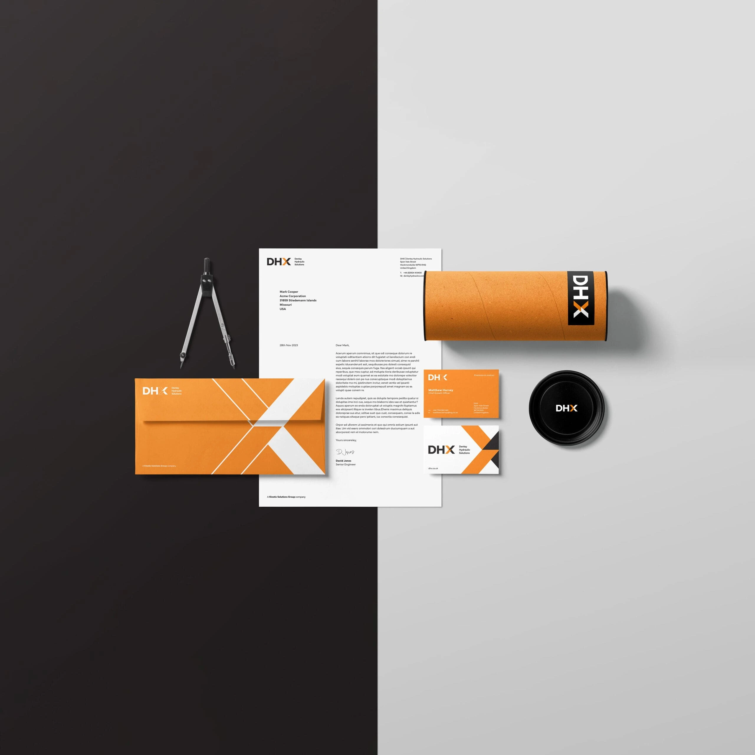 Stationery design mockup