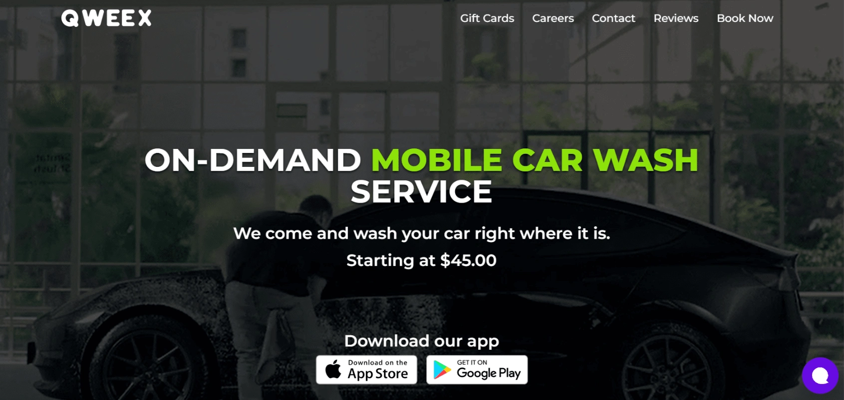 Our client based in San Francisco envisioned transforming the car cleaning experience with Qweex, offering a top-notch mobile car wash service in San Francisco and surrounding regions.