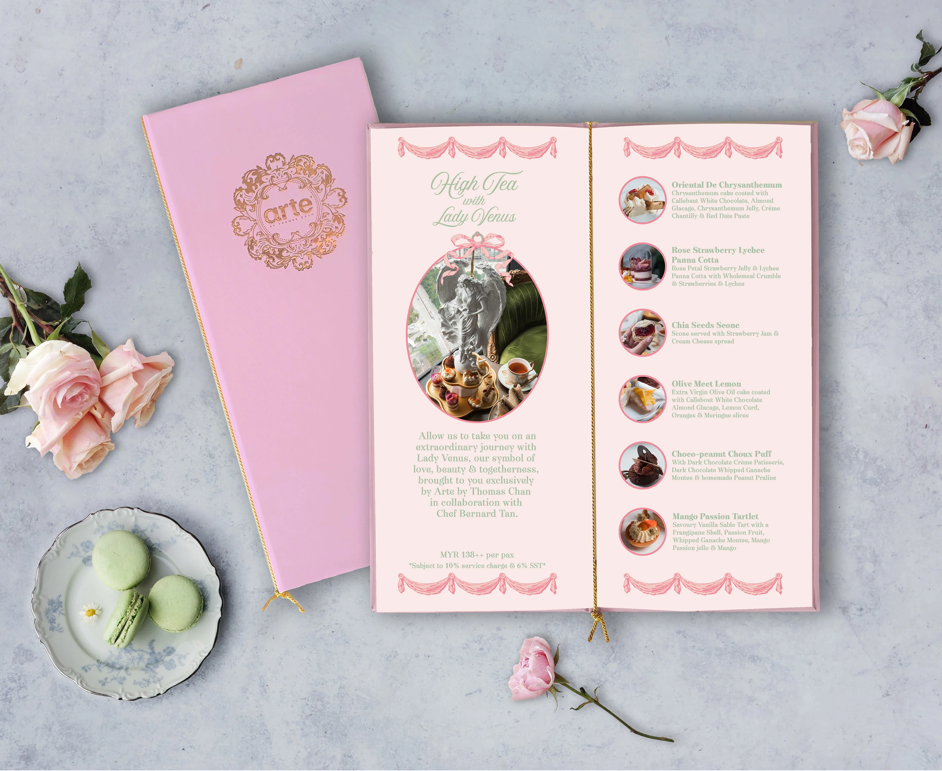 Rococo High Tea Menu