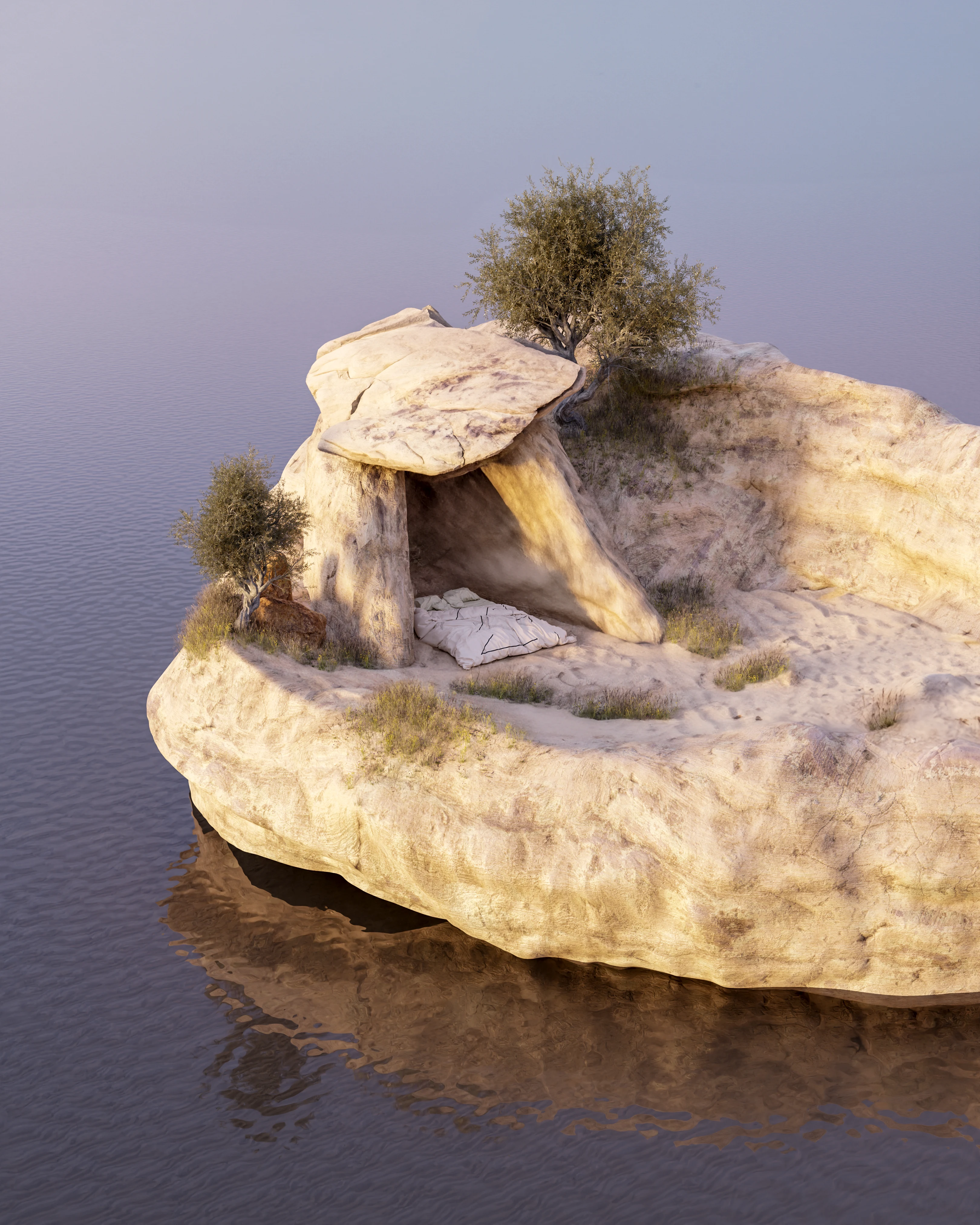 Dolmen Bed (From the Sea)