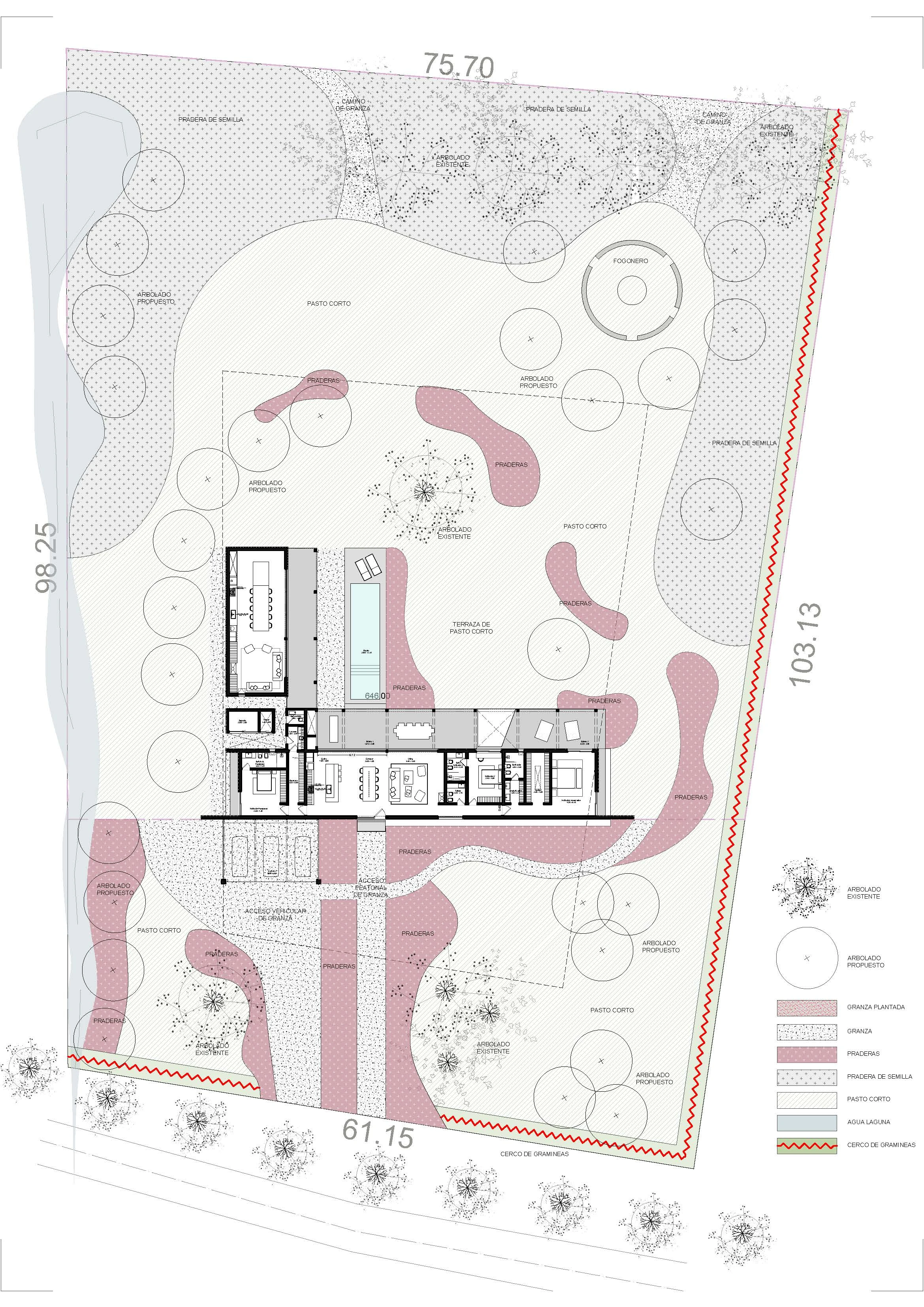 Lanscape design plan.