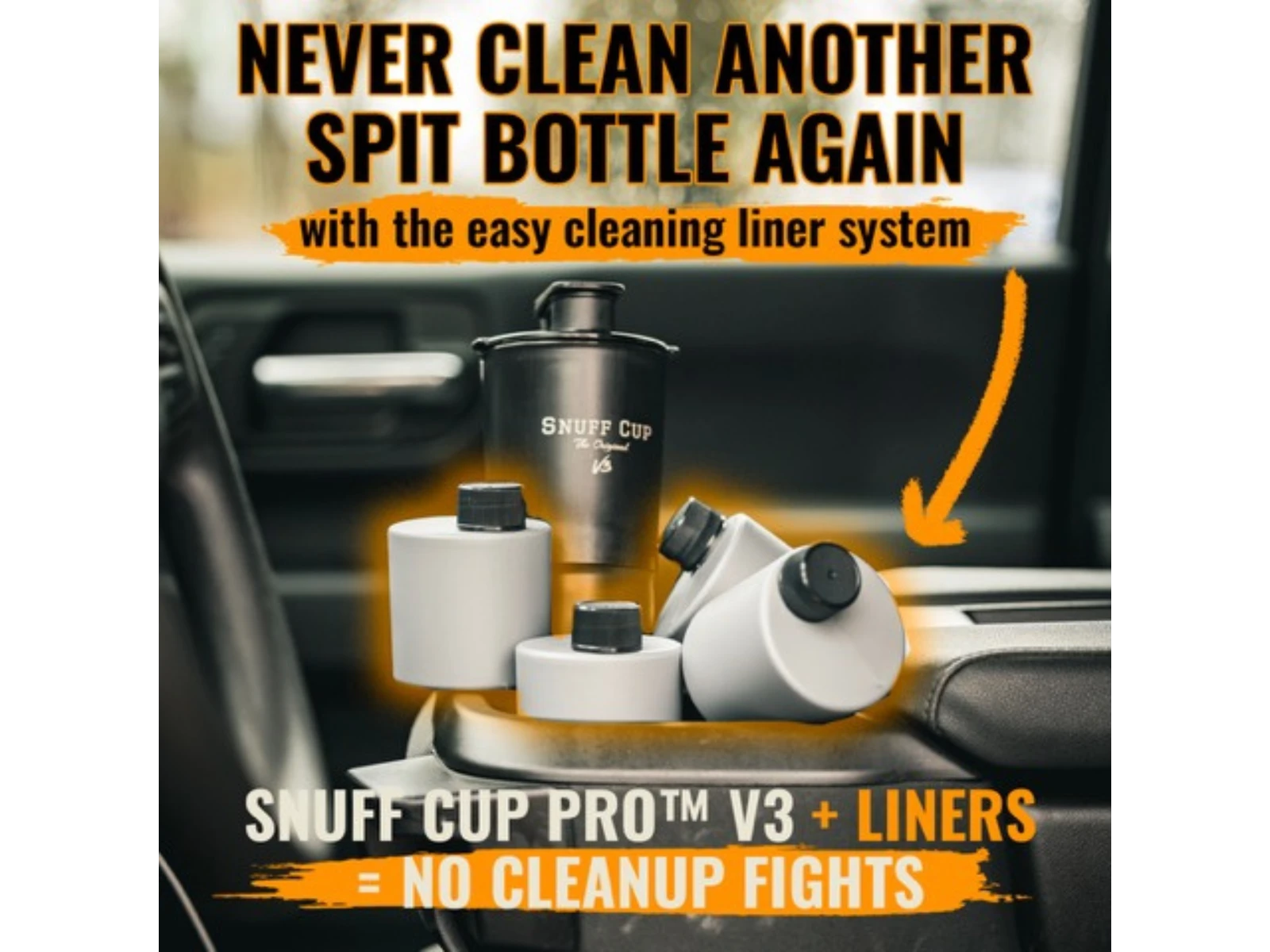 Snuff Cup brand campaign visual