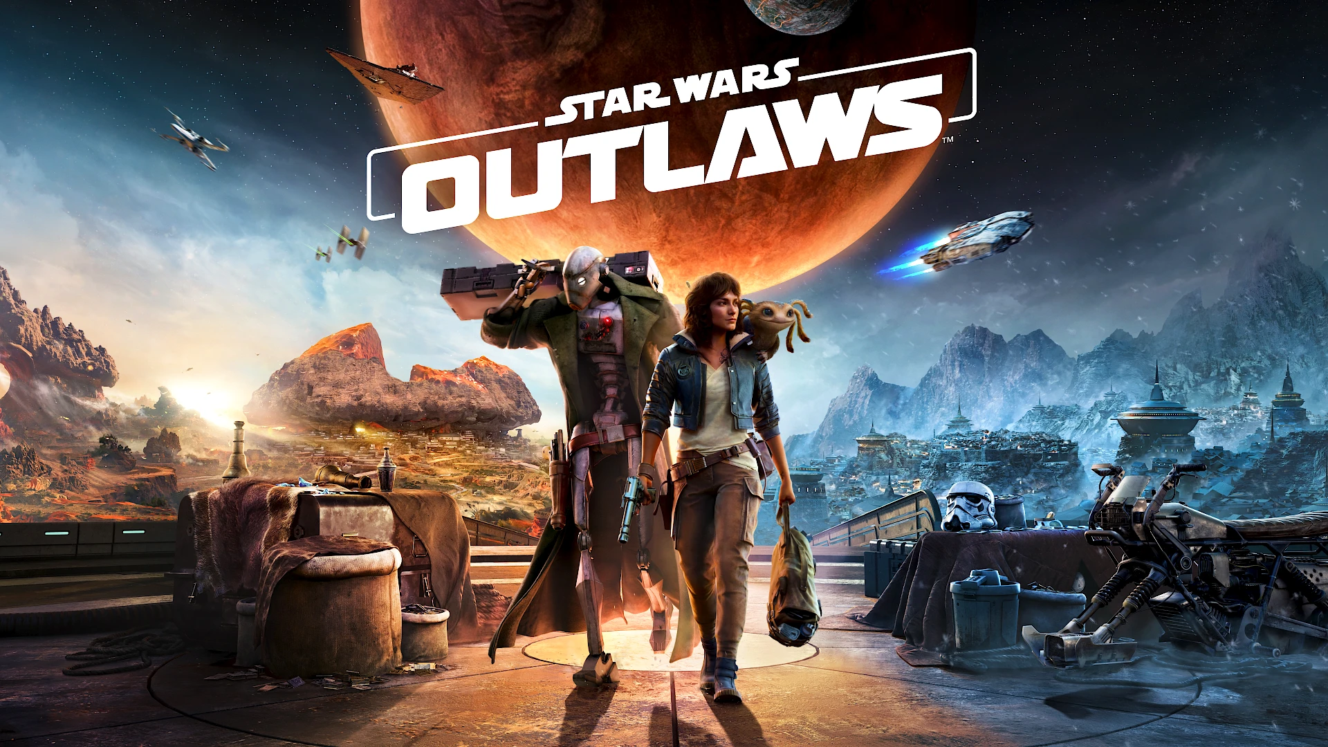 Cover picture of the Star Wars Outlaws Audiovisual Production made by Julien Carlier Productions