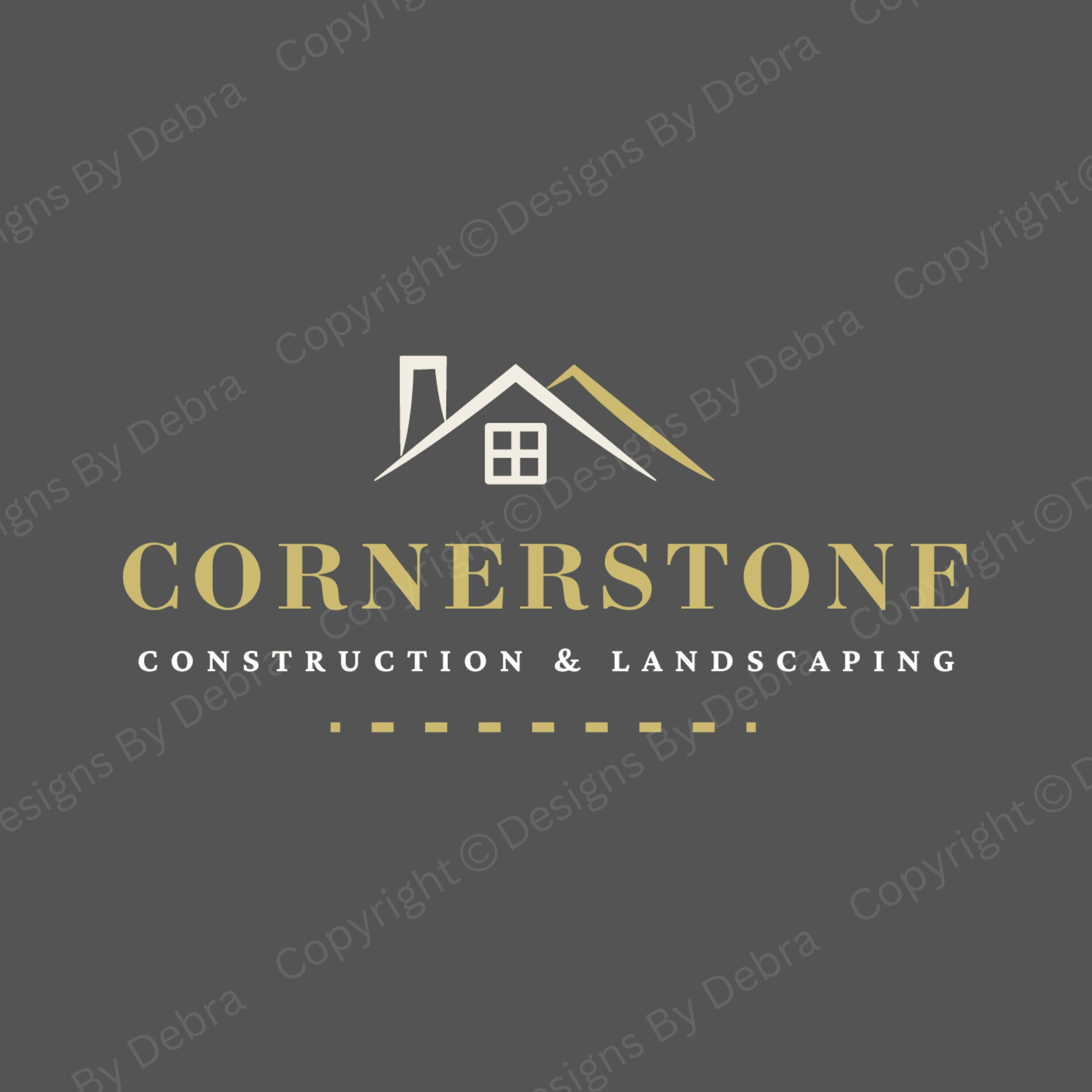 The client wanted a very simple design for his logo that would capture the main essence of his business: building, construction and landscaping. Business cards were also developed