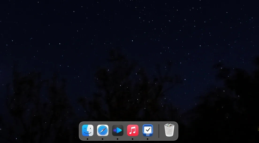 Image of MacOS Dock