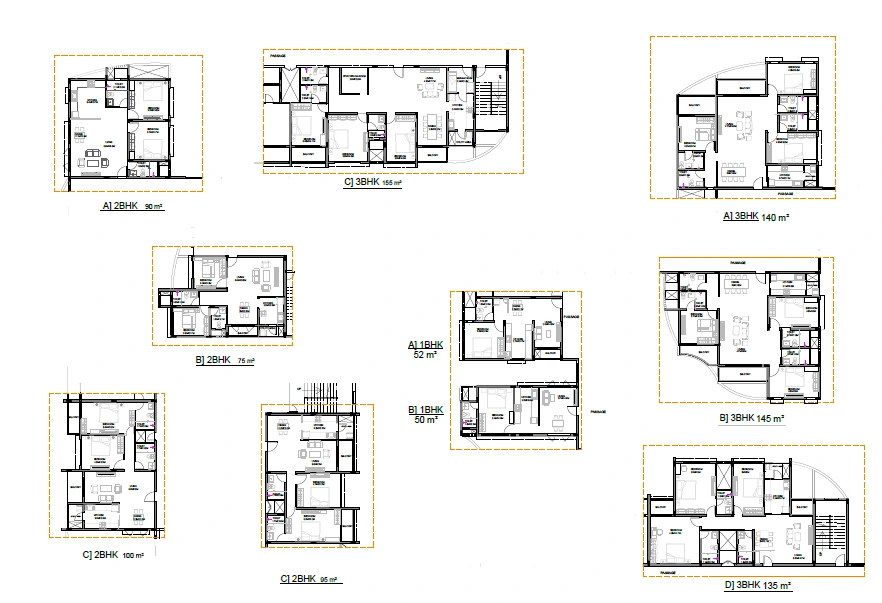 types units flats