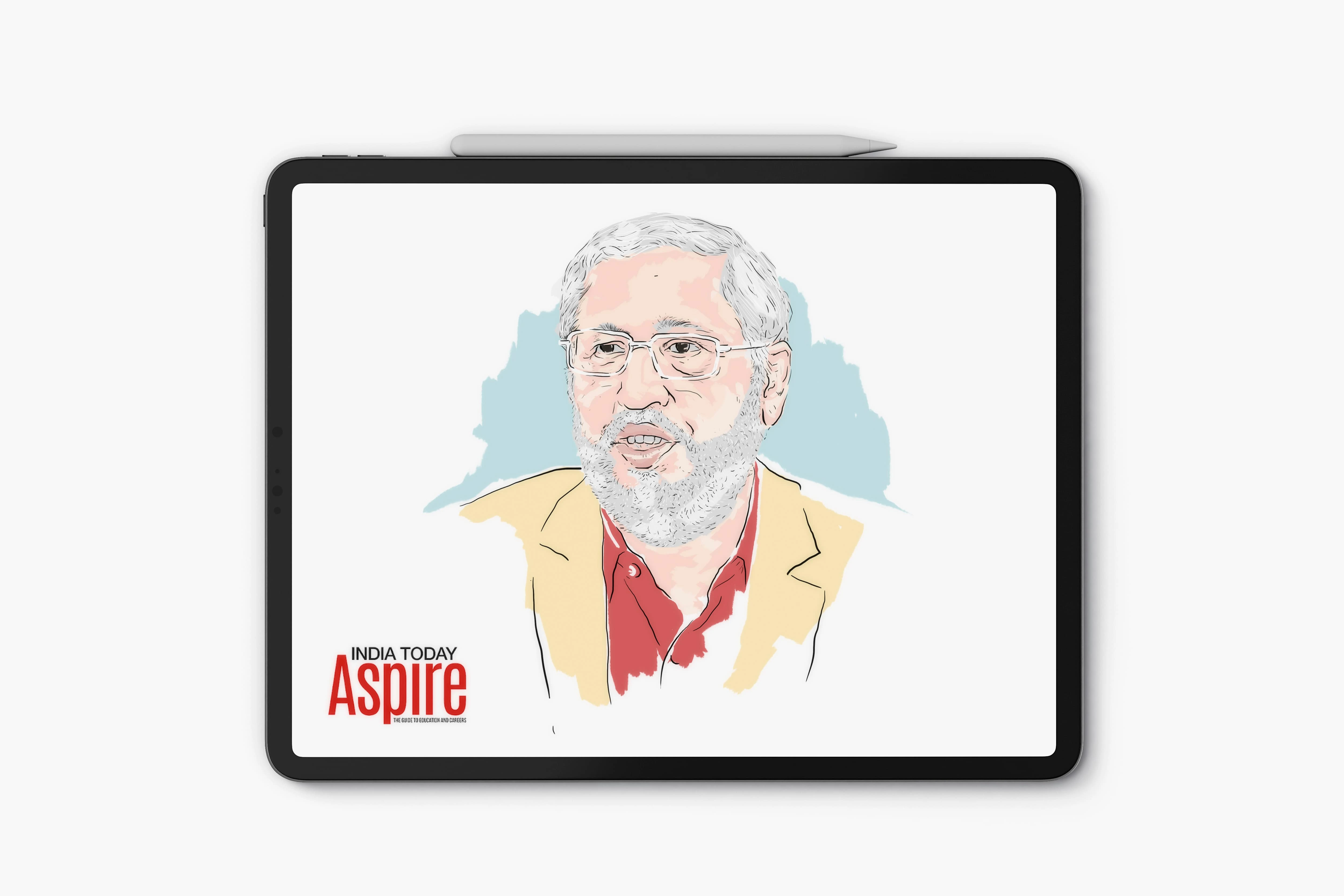 India Today Aspire | Two illustrated portrait pieces