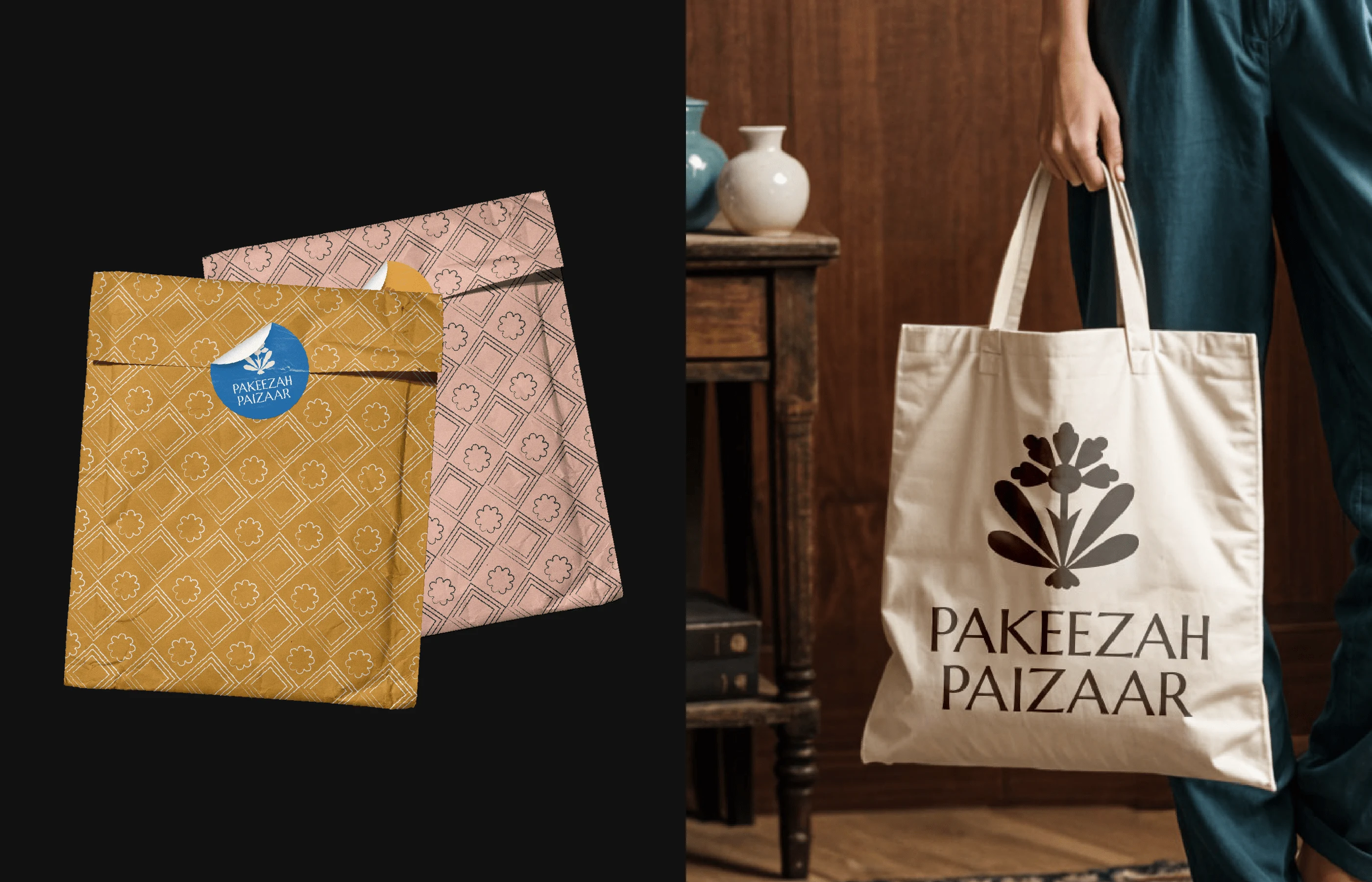 PAKEEZAH PAIZAAR BRANDING & DESIGN—PACKAGING DESIGN & MOCKUP