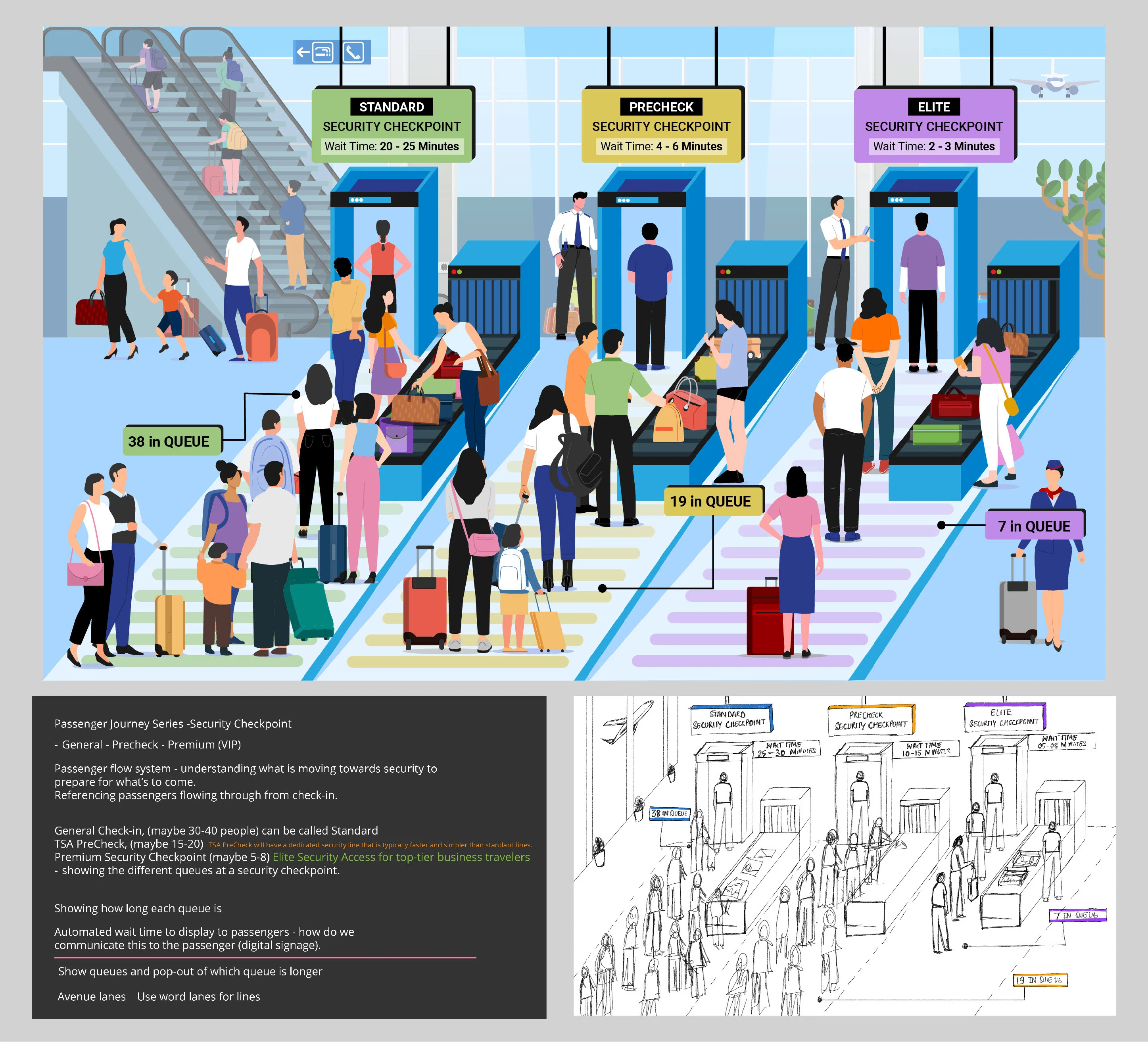 Airport Security Checkpoints
