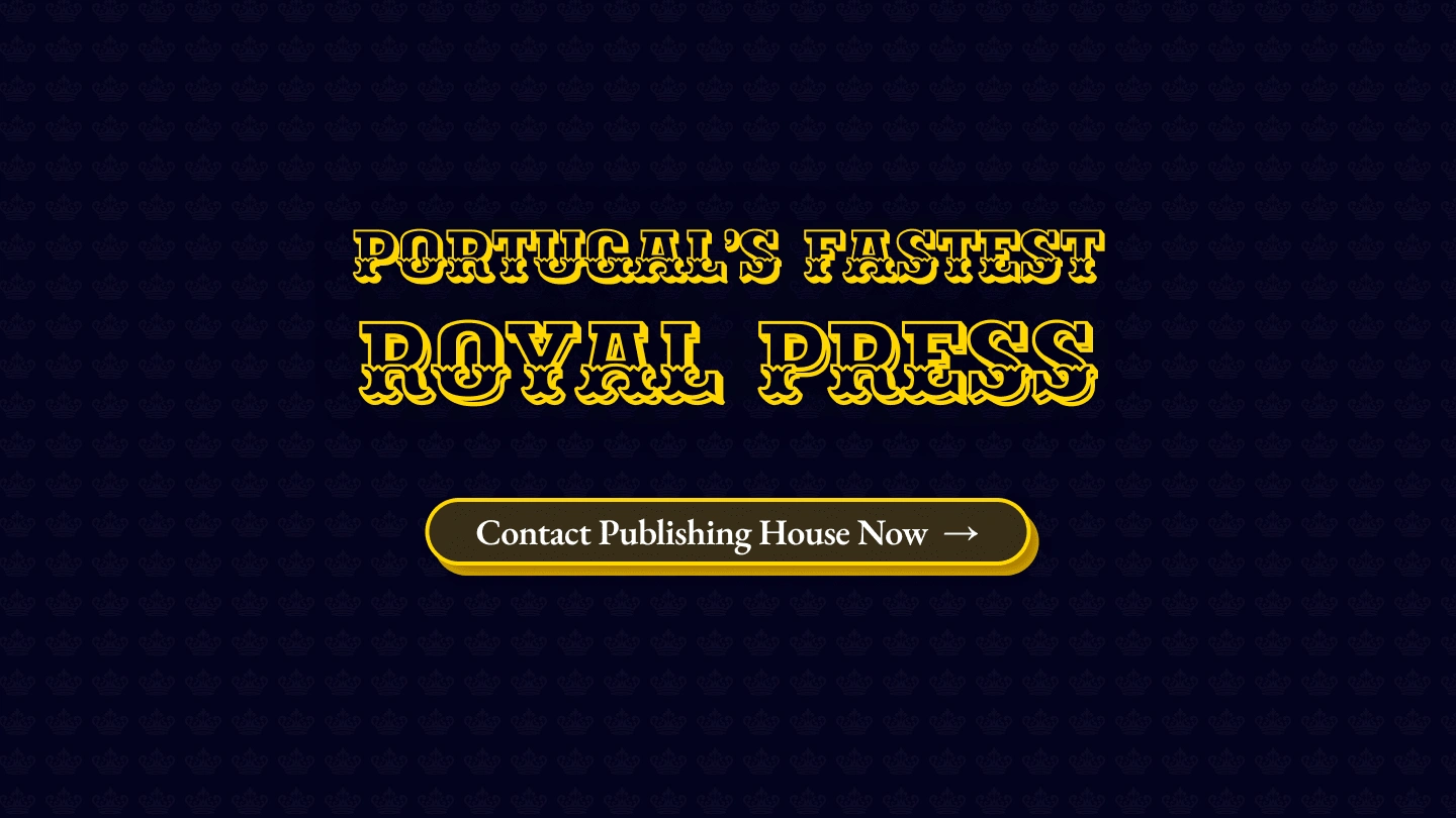 Portugal Royal Press Publishing House Landing Page Hero Section