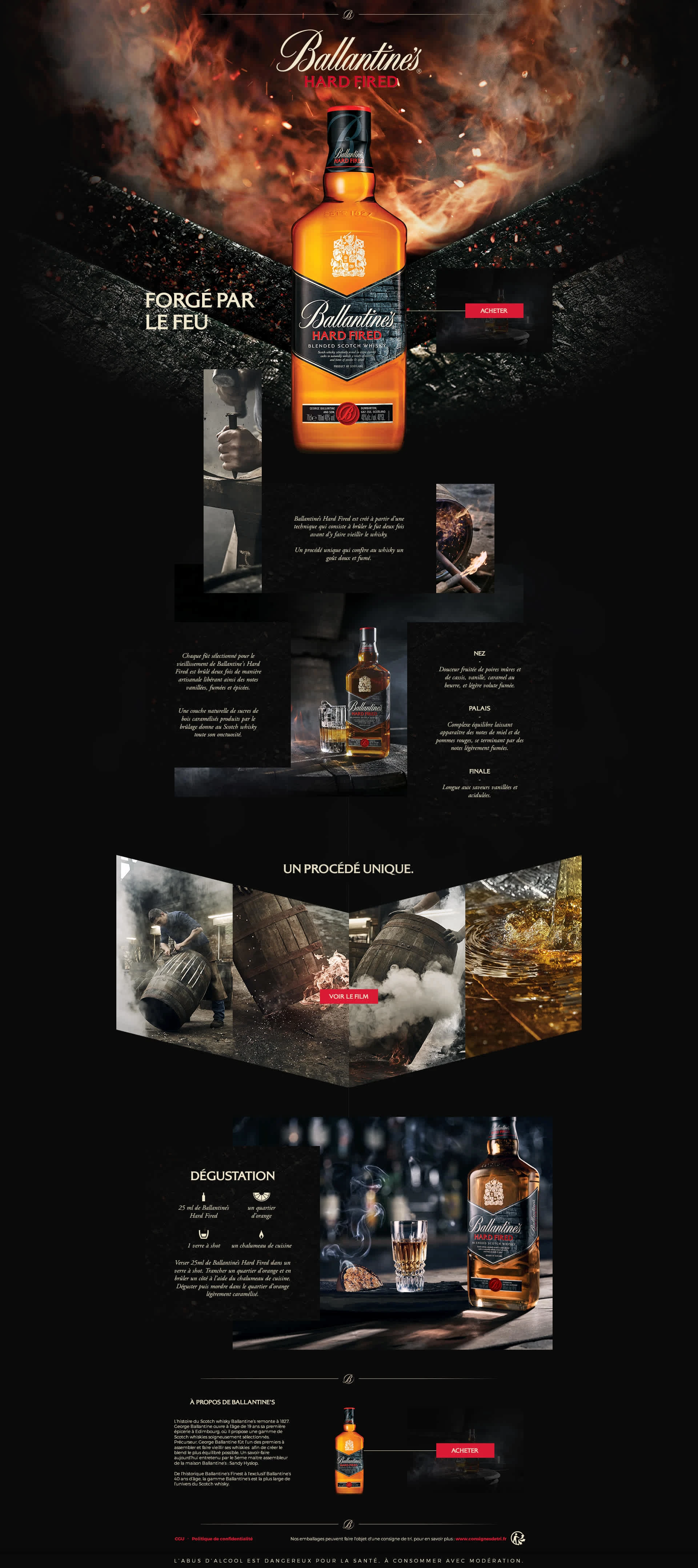 Hard Fired by Ballantine's - Desktop version