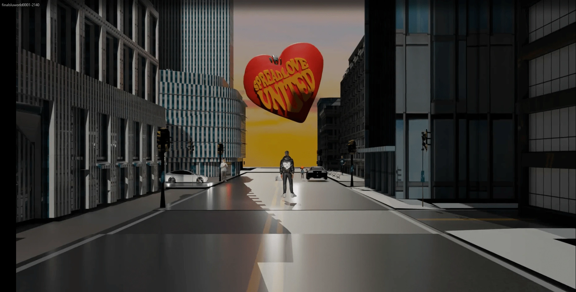 3D Spreadlove world Animation in progress