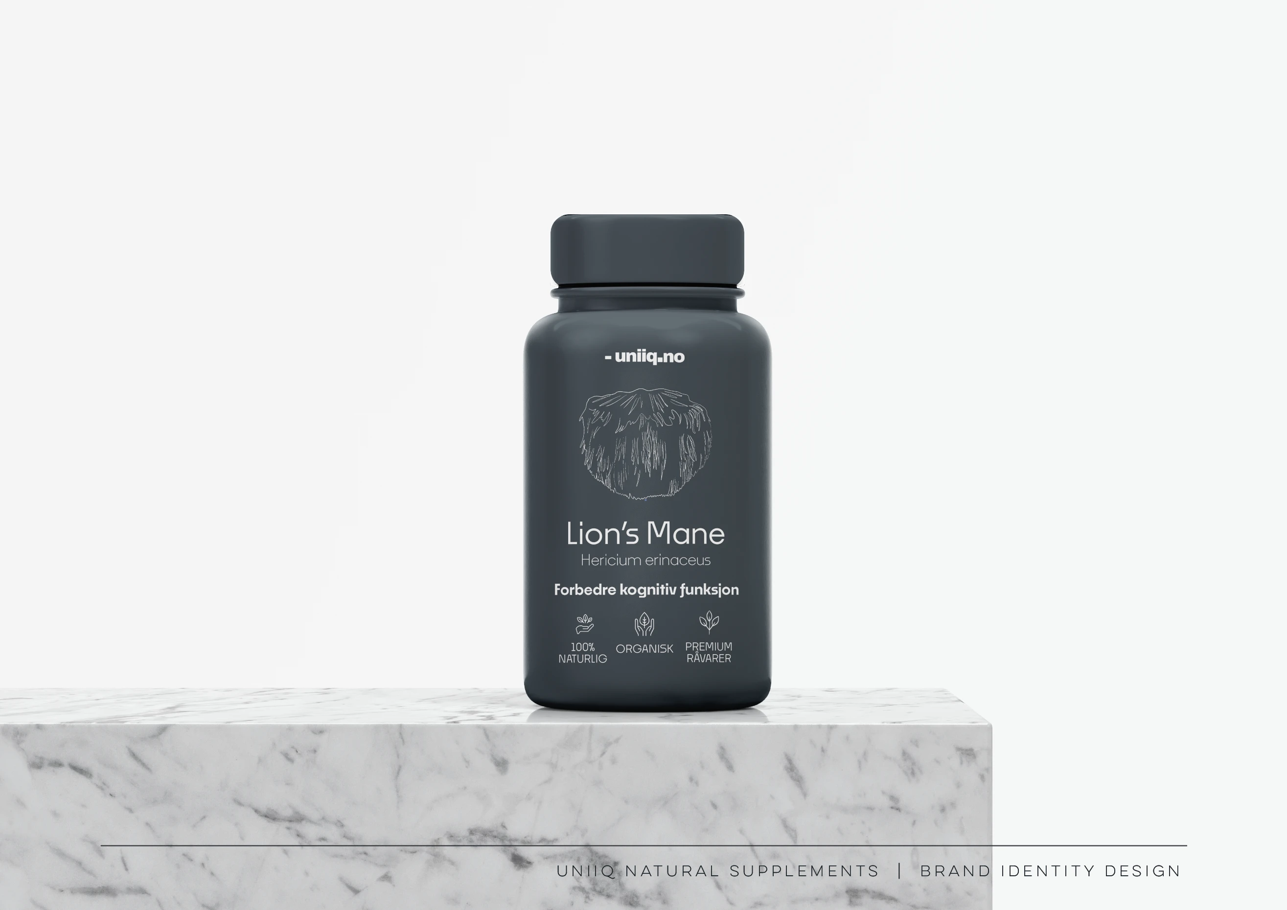 Packaging Design 3D Branded Mockup - Natural Supplements, Health & Wellness Brand, Packaging Design, Illustration