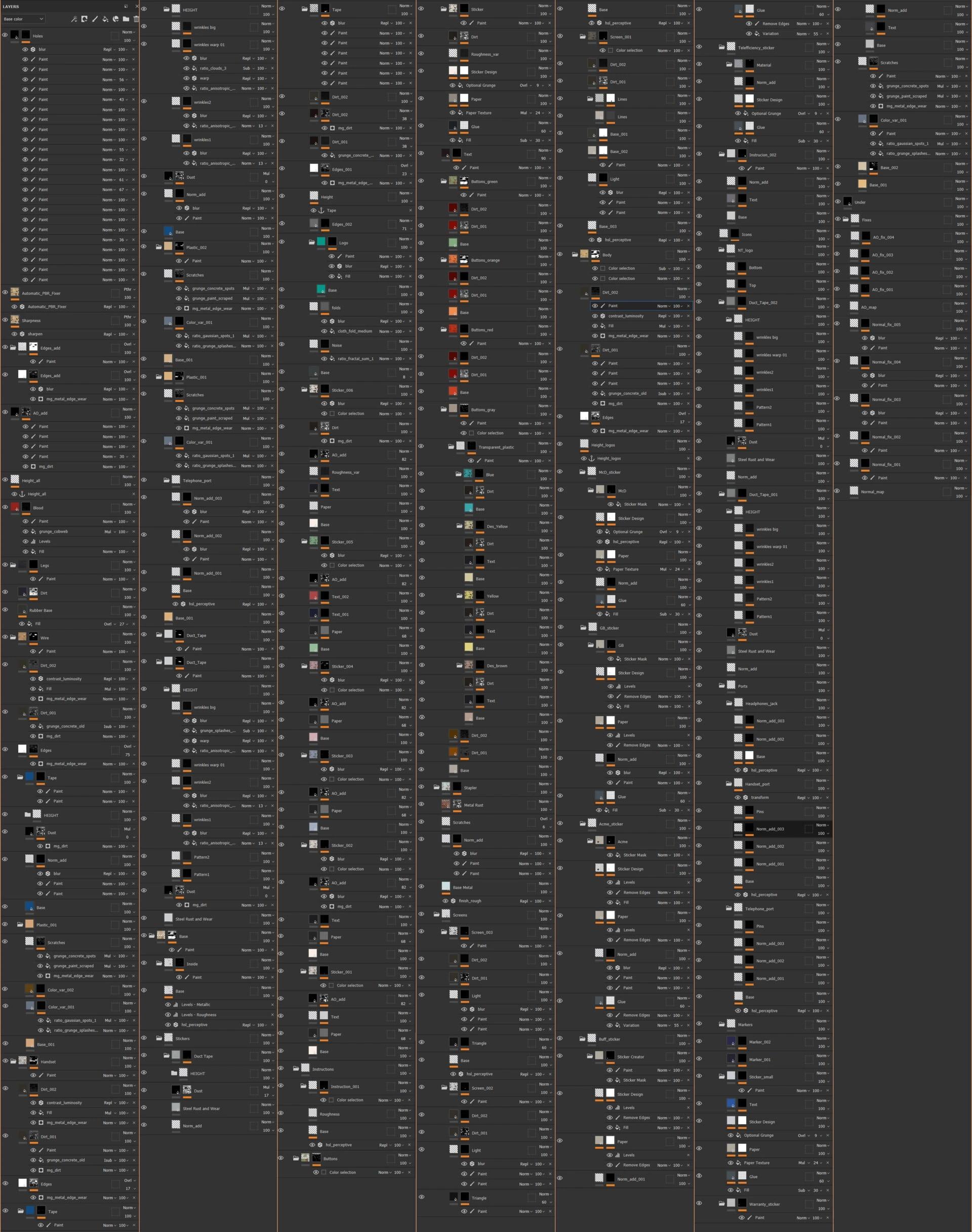 substance painter layers