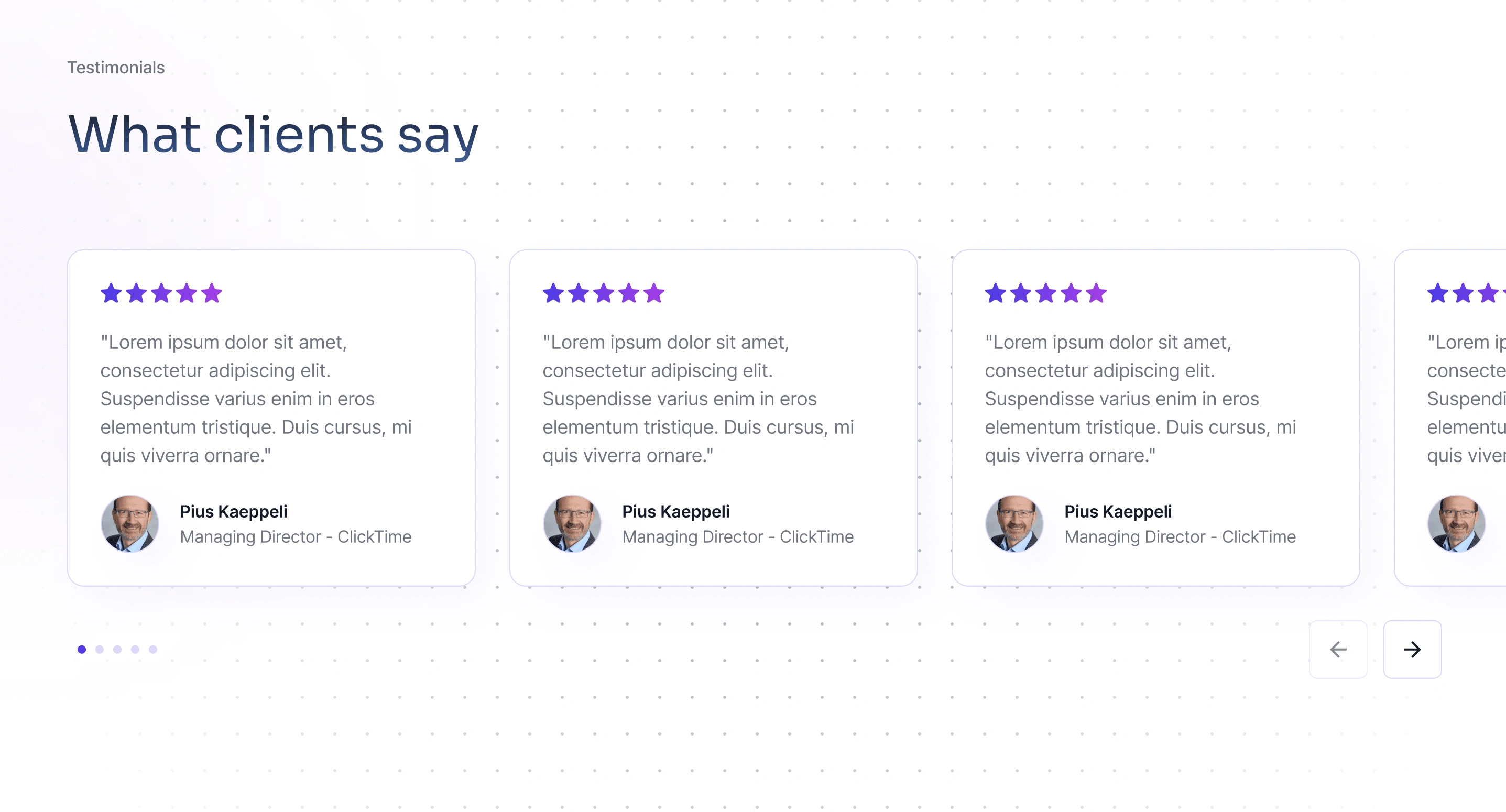 Testimonials Slick Slider Custom Gutenberg Block