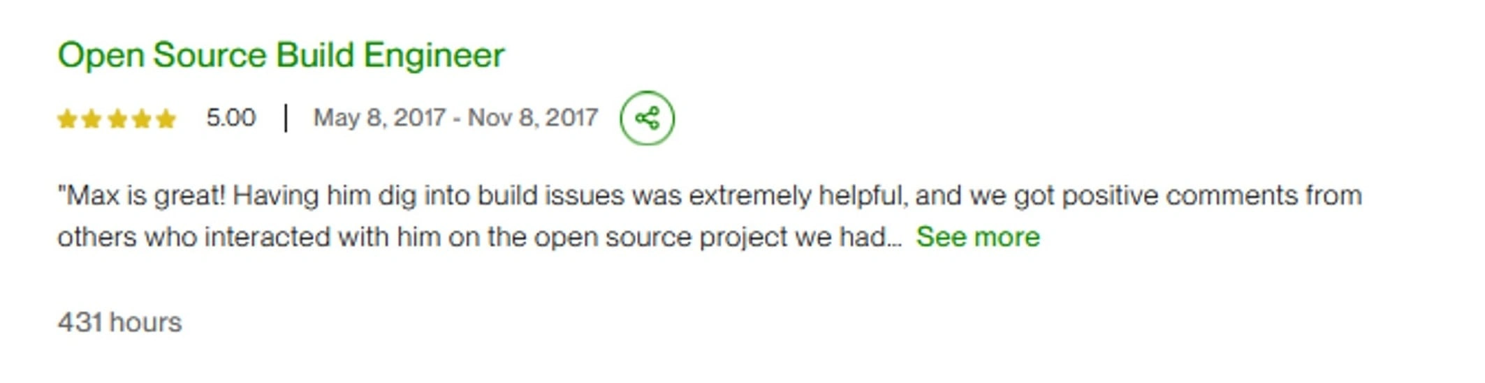 Feedback about the work done on Apache Arrow and Parquet projects