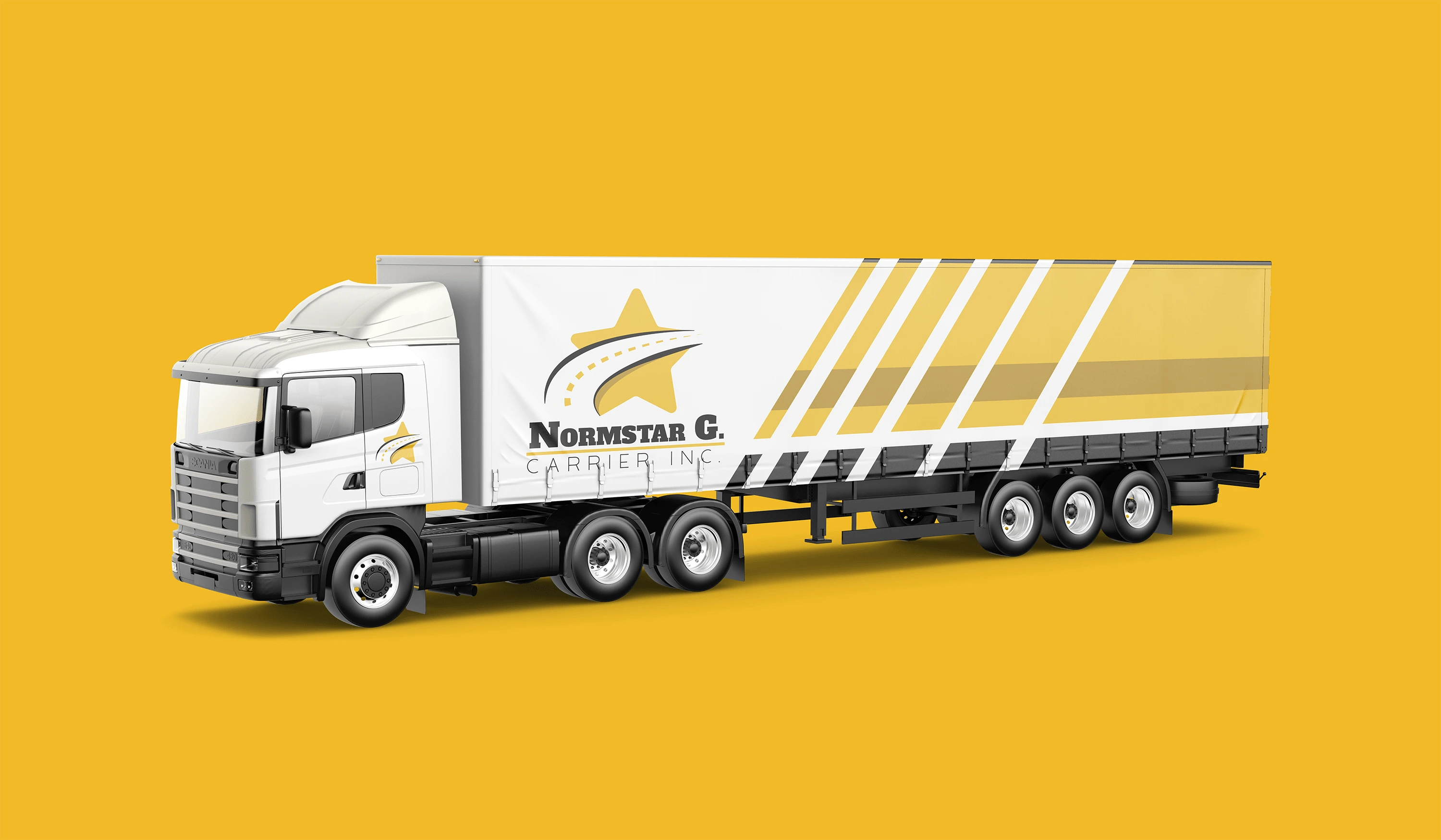 Truck Mockup for Normstar G Carrier Inc.