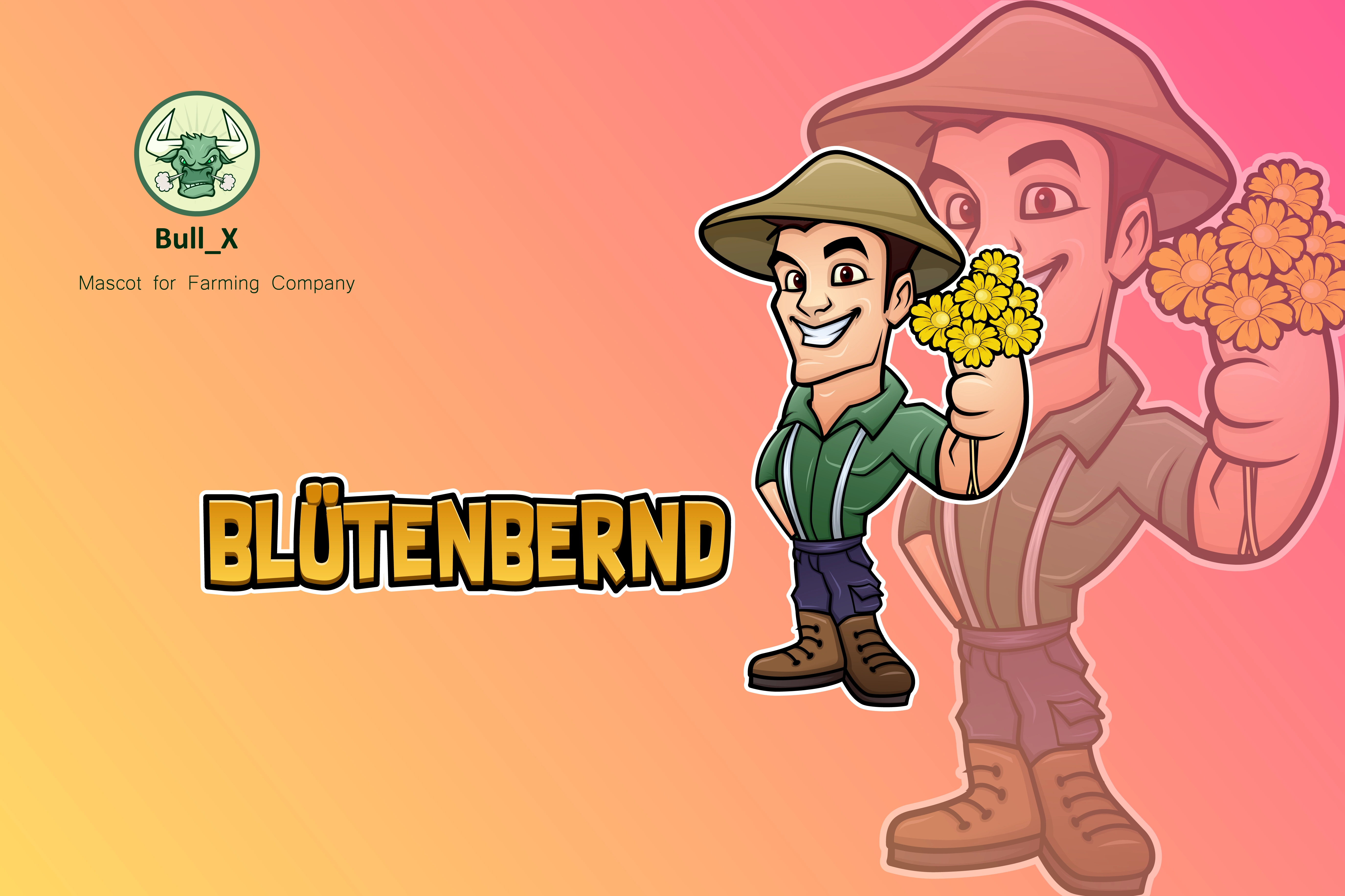 In crafting this bespoke logo for a German farmer, I artfully combined the essence of agriculture with a touch of floral elegance. The logo features a harmonious arrangement of vibrant flowers, symbolizing the fertile fields and abundant harvests tended by the skilled German farmer. The floral elements seamlessly intertwine with the agricultural motif, creating a visually engaging and culturally resonant design. This logo not only captures the spirit of farming but also pays homage to the rich agricultural heritage of Germany, making it a unique and impactful representation of any farming endeavor.